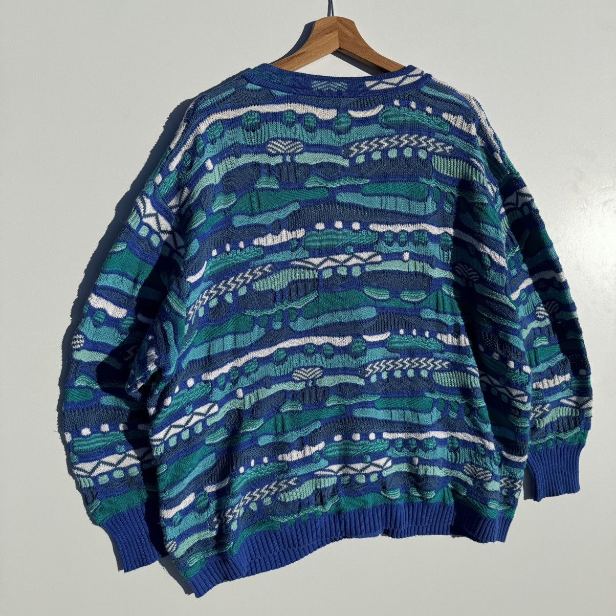 Coogi × Vintage Vintage Cardigan Cable Knit Coogi Style Australian Knit Boxy Size US L / EU 52-54 / 3 - 10 Thumbnail