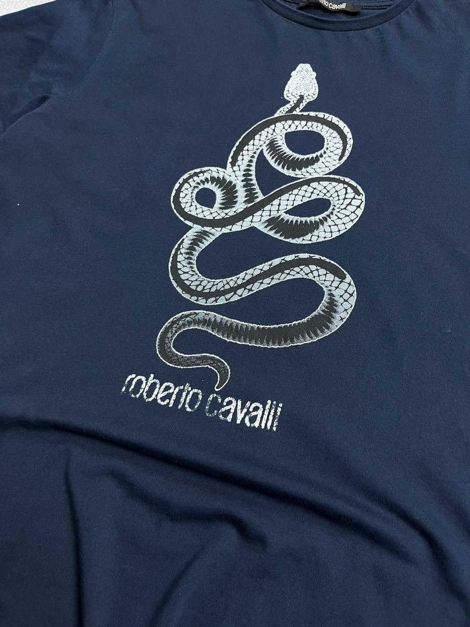 Roberto Cavalli × Vintage Vintage Roberto Cavalli Snake T-shirt Y2K XL Size US XL / EU 56 / 4 - 3 Thumbnail