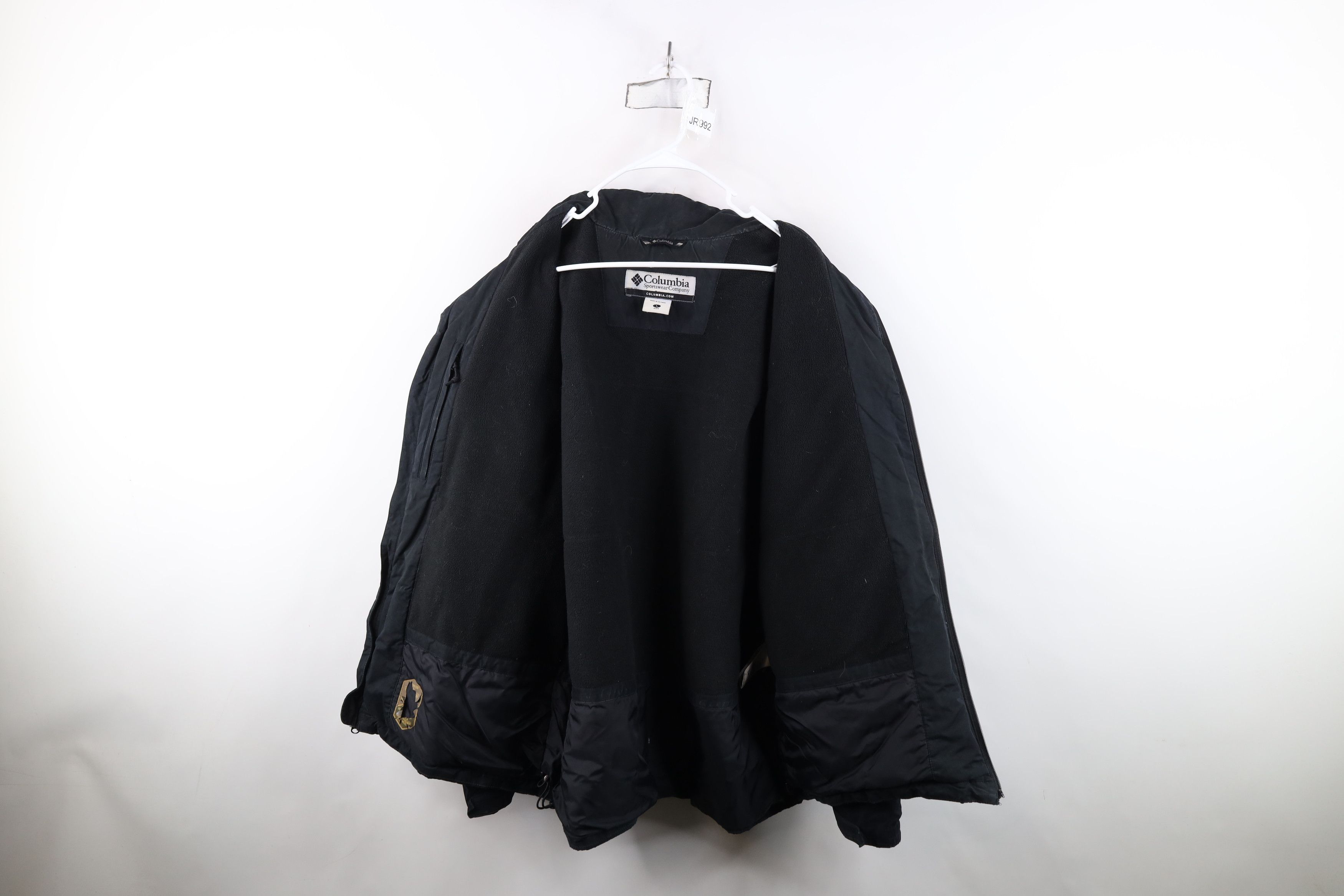 Columbia Vintage Columbia Fleece Lined Microfiber Zip Jacket Black Size US L / EU 52-54 / 3 - 11 Thumbnail