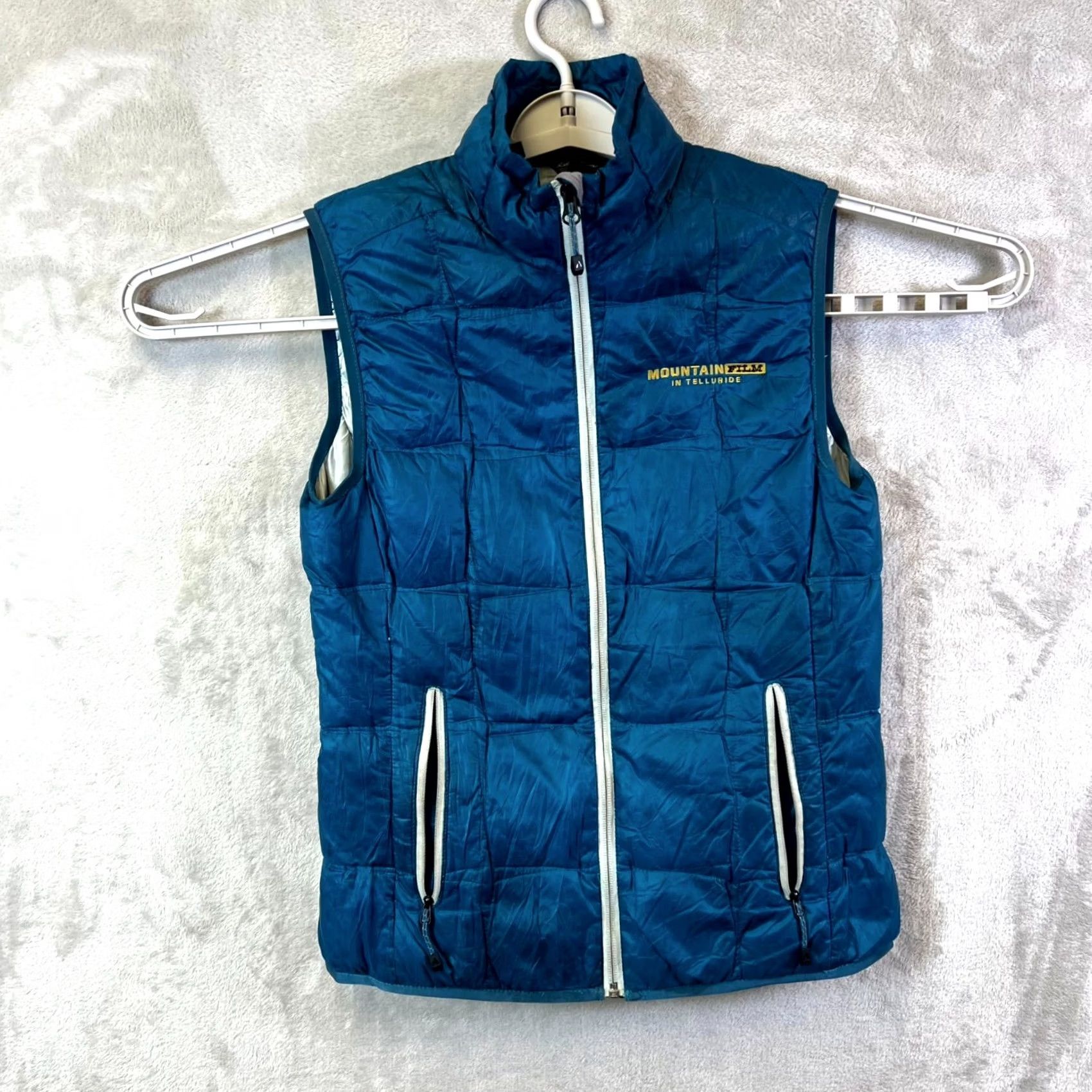 Eddie Bauer Eddie Bauer Puffer Vest Womens S Blue Mountain Film in Telluride Hiking Full Zip Vest Size S / US 4 / IT 40 - 2 Thumbnail