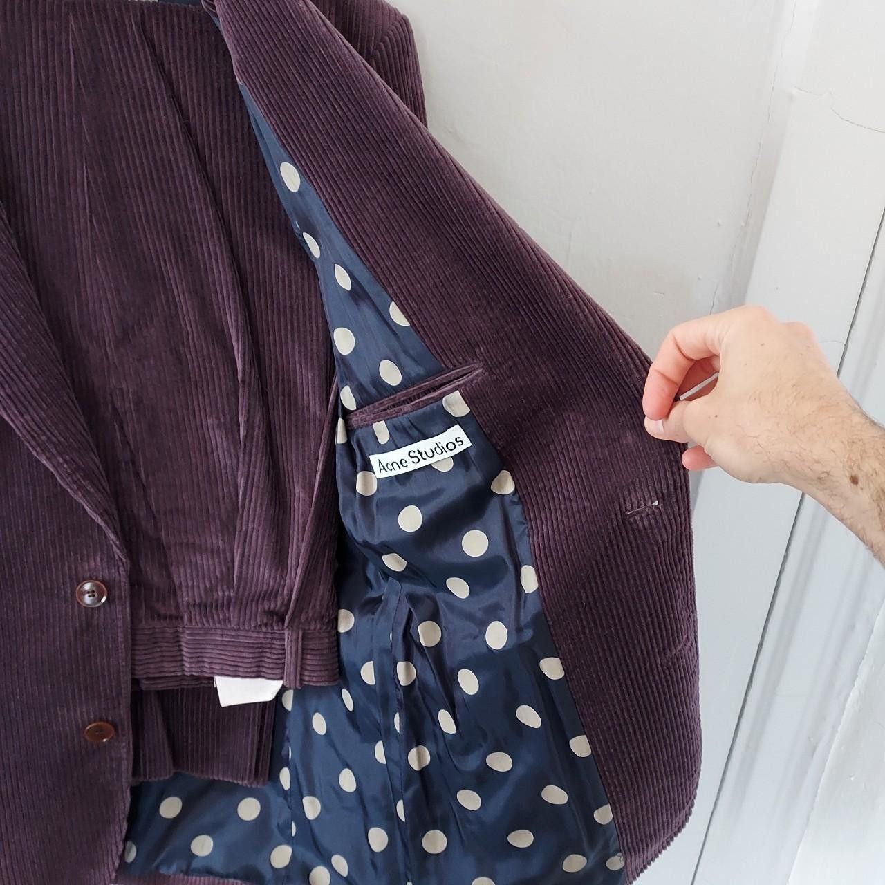 Acne Studios Acne corduory suit Size 38R - 3 Thumbnail