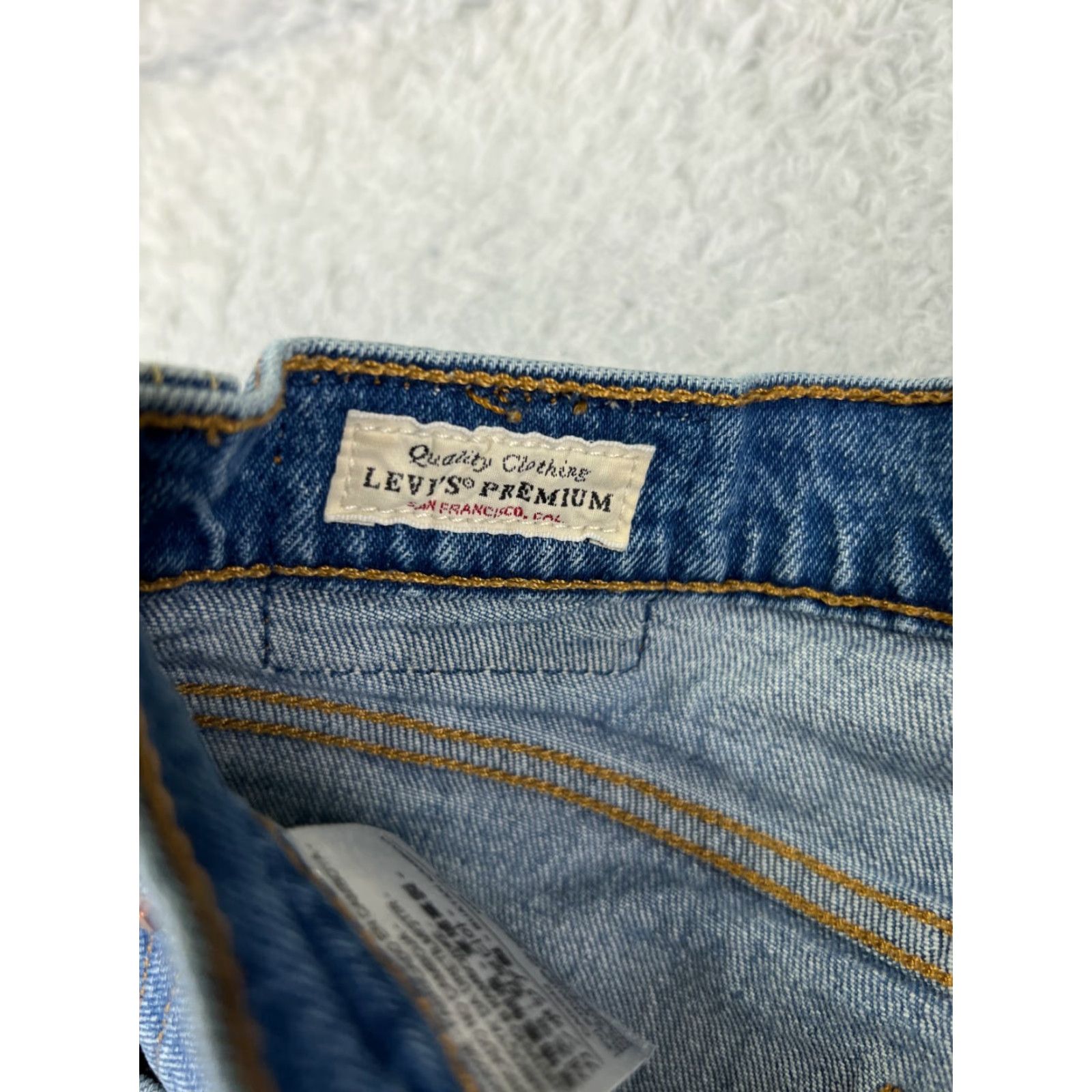 Levi's Levi's 501 Skinny Jeans Women's 27 Blue Denim Distressed Regular Fit 25x28 Retro Size 27" / US 4 / IT 40 - 6 Thumbnail