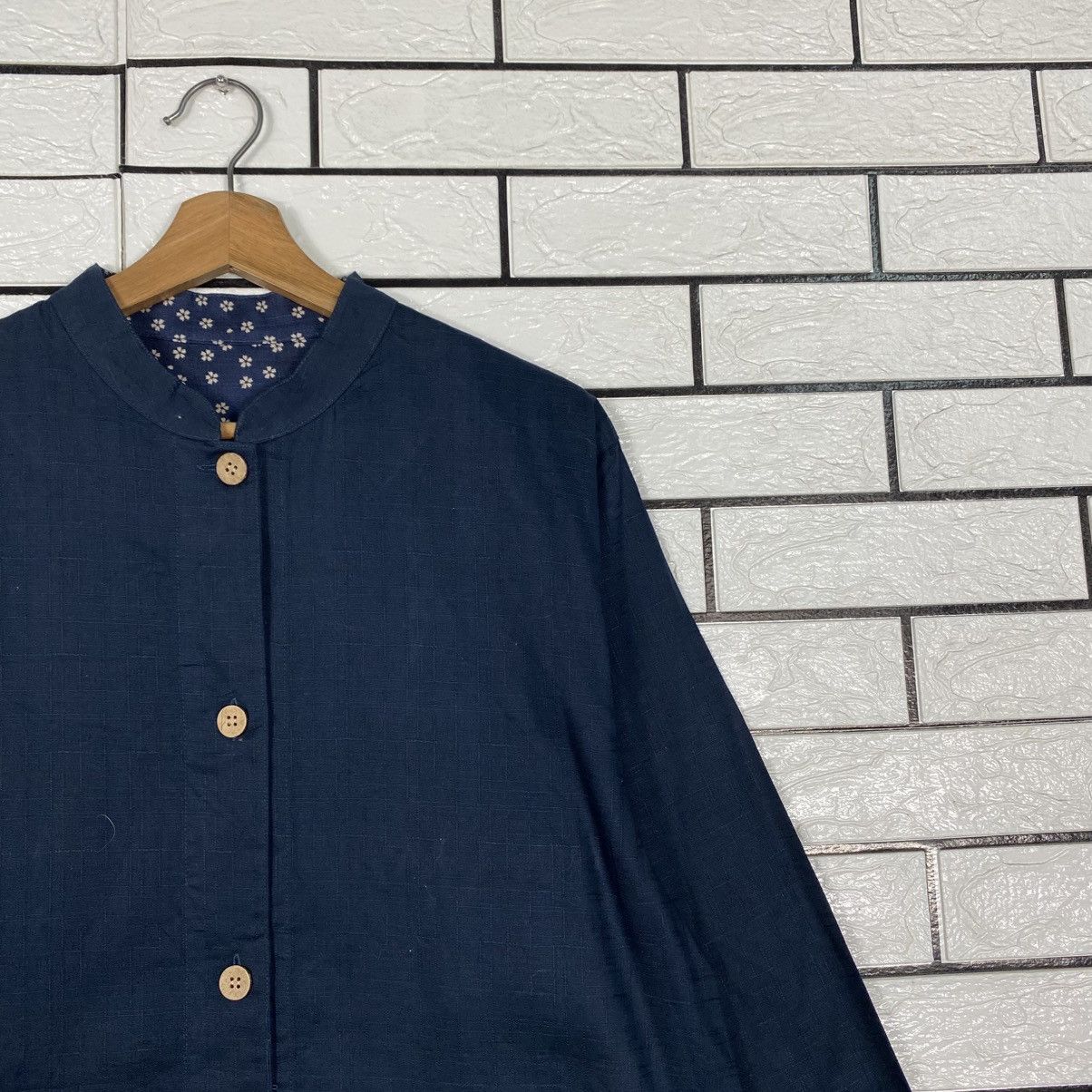 Japanese Brand 📌Vintage Indigo Kimono Japan Cardigan Jacket Issey Miyake Size US M / EU 48-50 / 2 - 7 Thumbnail