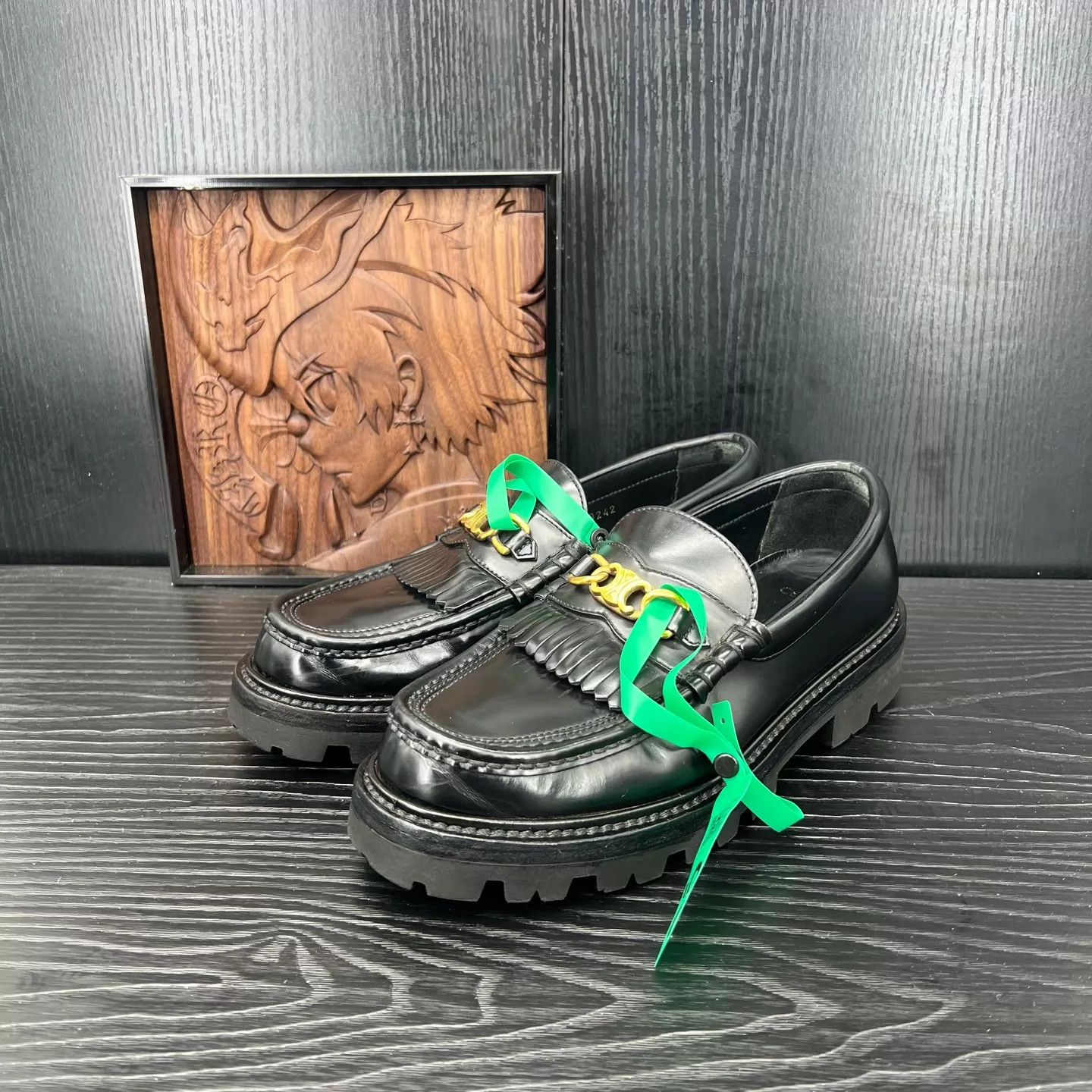 Celine CELINE Chain Tassel Loafers 38 New Size US 7.5 / IT 37.5 - 1 Thumbnail