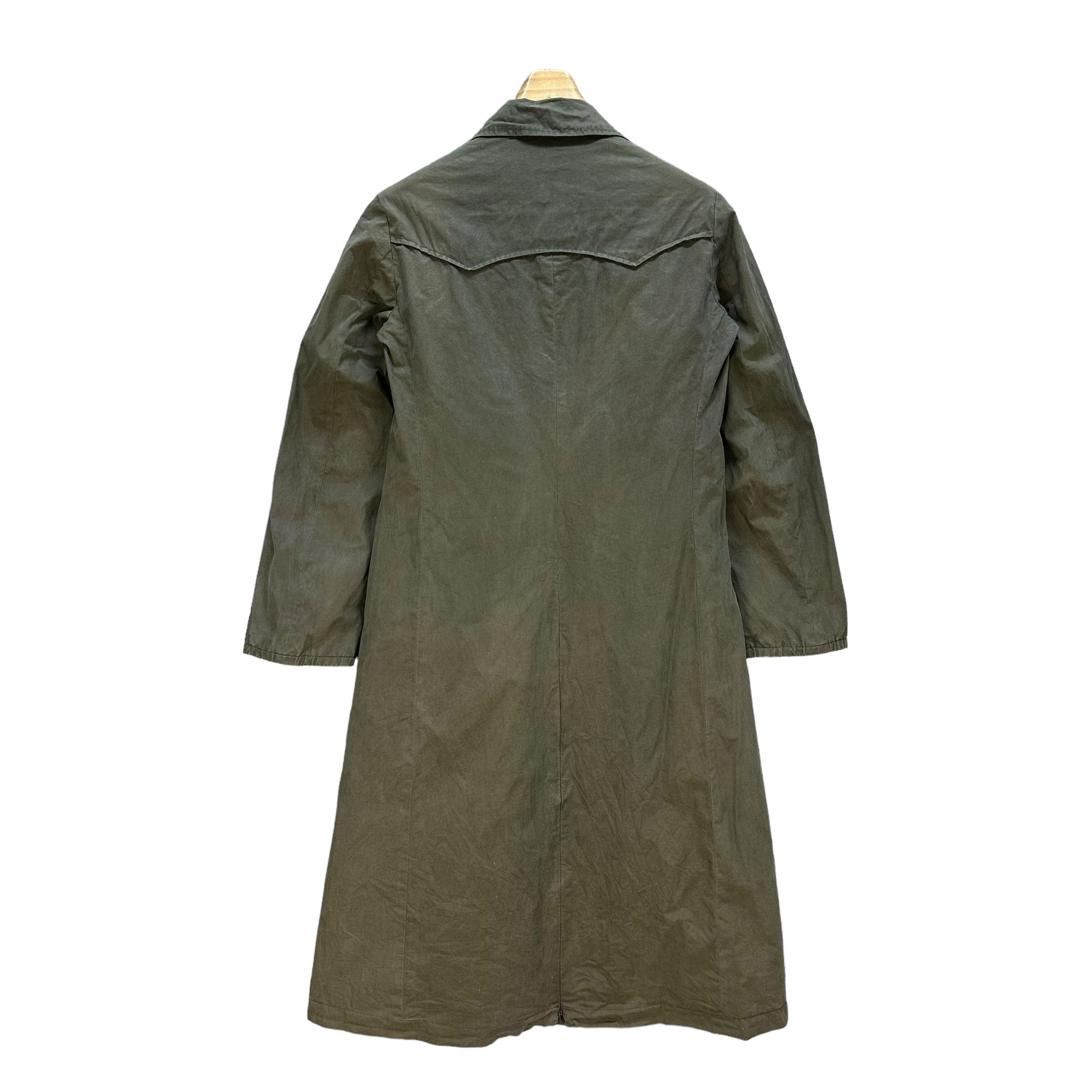 Japanese Brand UTH Made In UK Snap Button Long Coat Jacket #A45-1055 Size S / US 4 / IT 40 - 14 Thumbnail