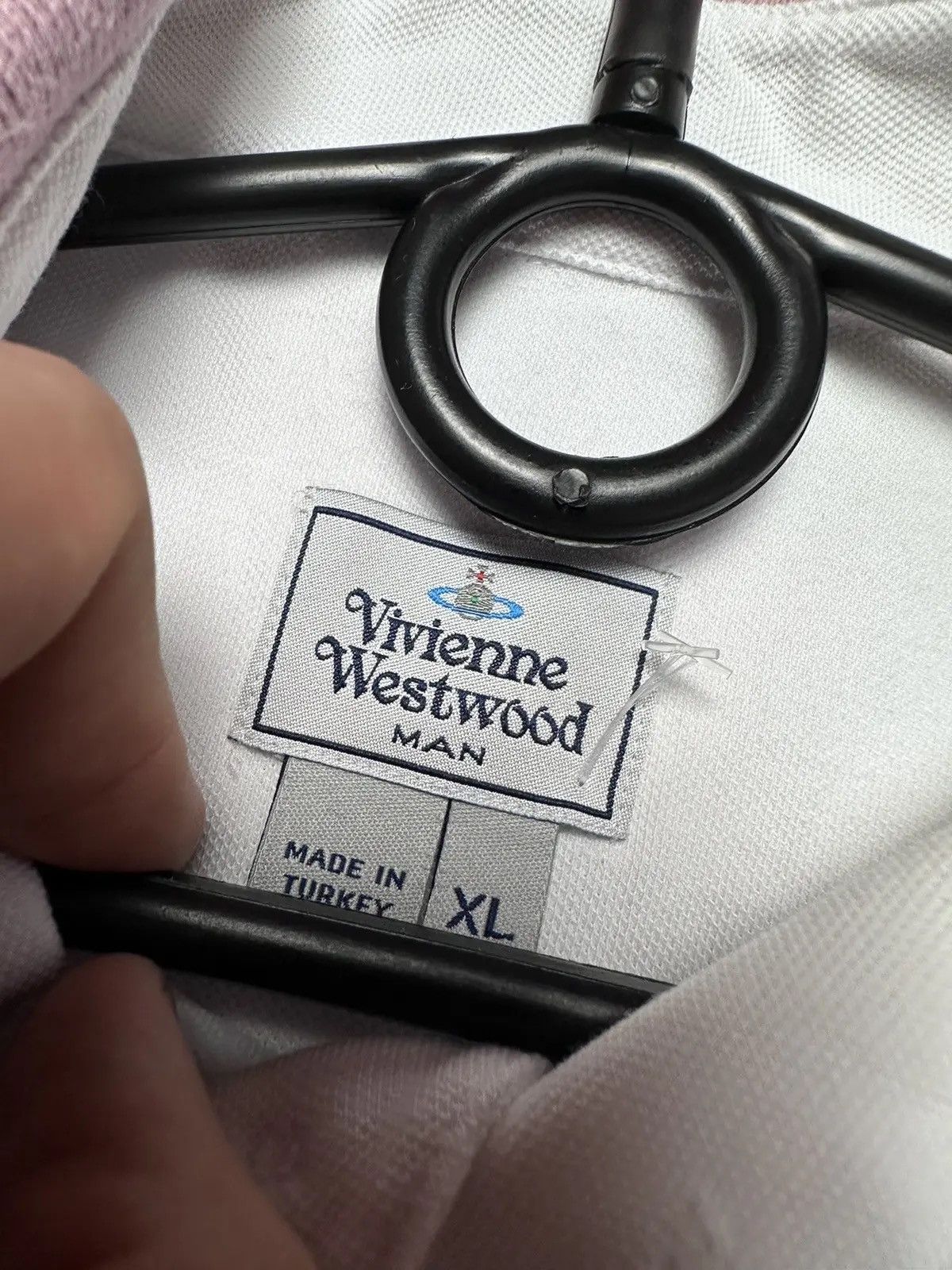 Vivienne Westwood Vivienne Westwood polo shirt white logo size L/XL Size US L / EU 52-54 / 3 - 5 Thumbnail