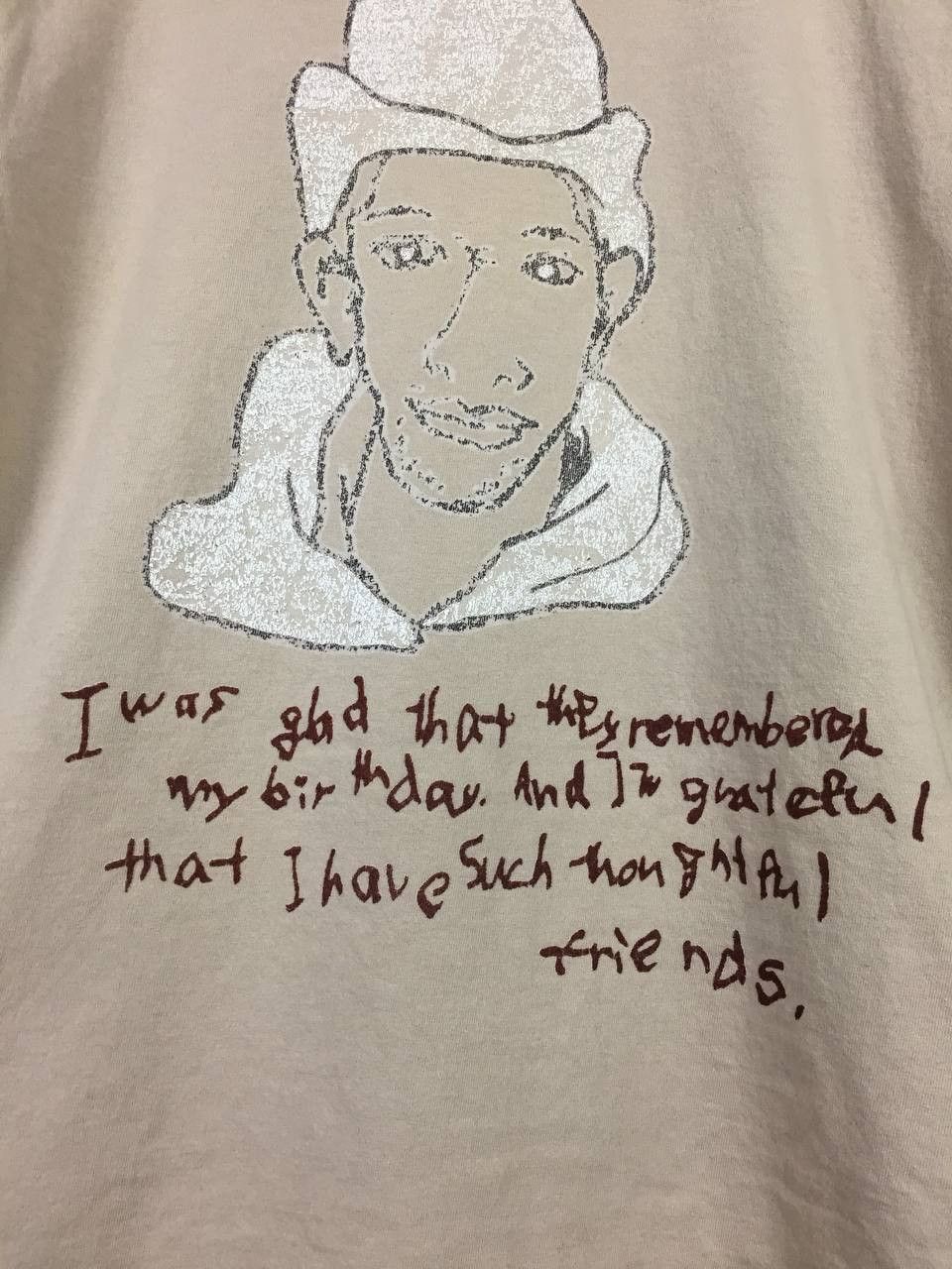 Japanese Brand Enoch Eternal Made In Japan Grateful Friends Quote Tee Size US L / EU 52-54 / 3 - 4 Thumbnail