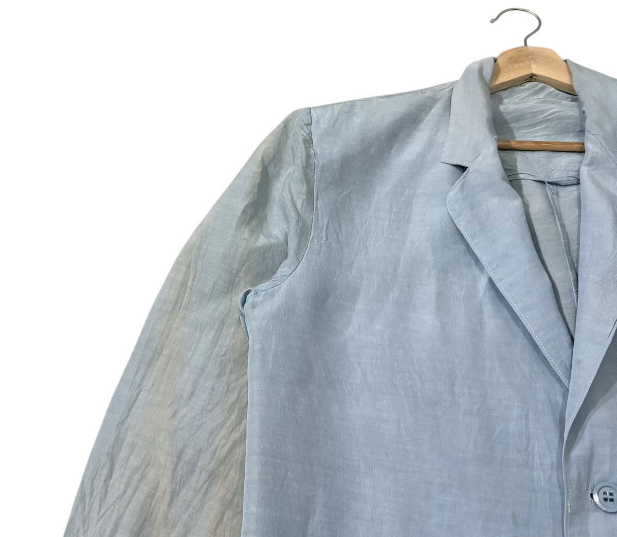Yohji Yamamoto Vintage Workshop By Yohji Yamamoto Casual Gabadine Jacket Size US M / EU 48-50 / 2 - 5 Thumbnail