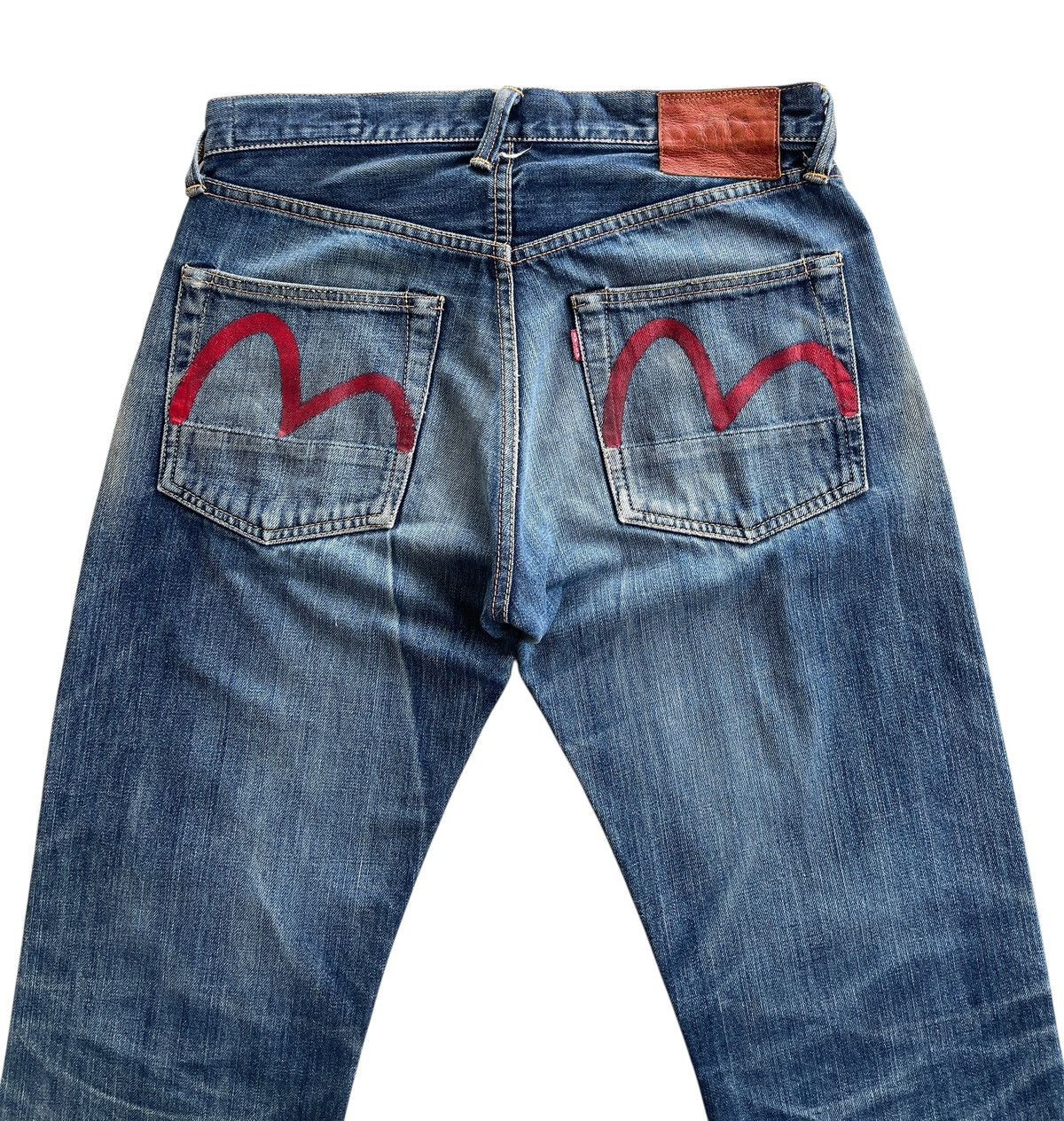 Evisu Vintage Evisu Daicock Distressed Selvedge Denim Size US 32 / EU 48 - 4 Thumbnail
