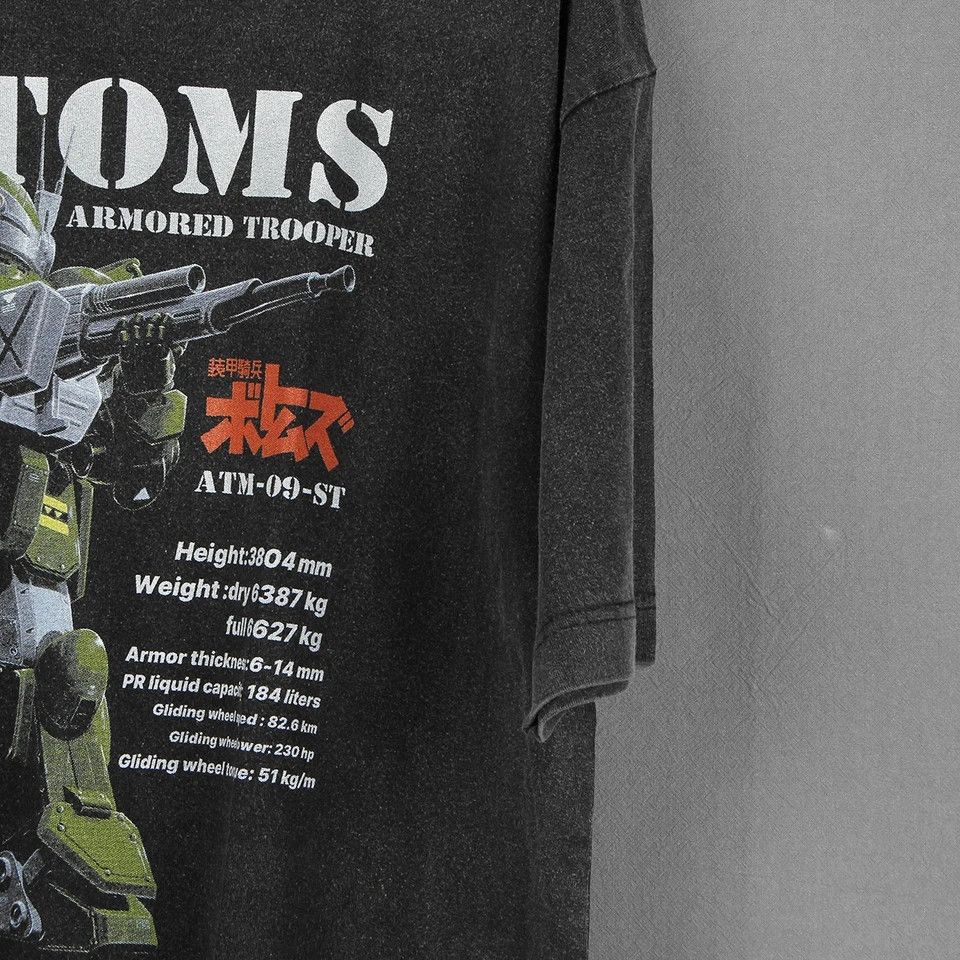 Japanese Brand × Vintage Armored Trooper Votoms T-shirt Scopedog Anime Size US XL / EU 56 / 4 - 2 Thumbnail