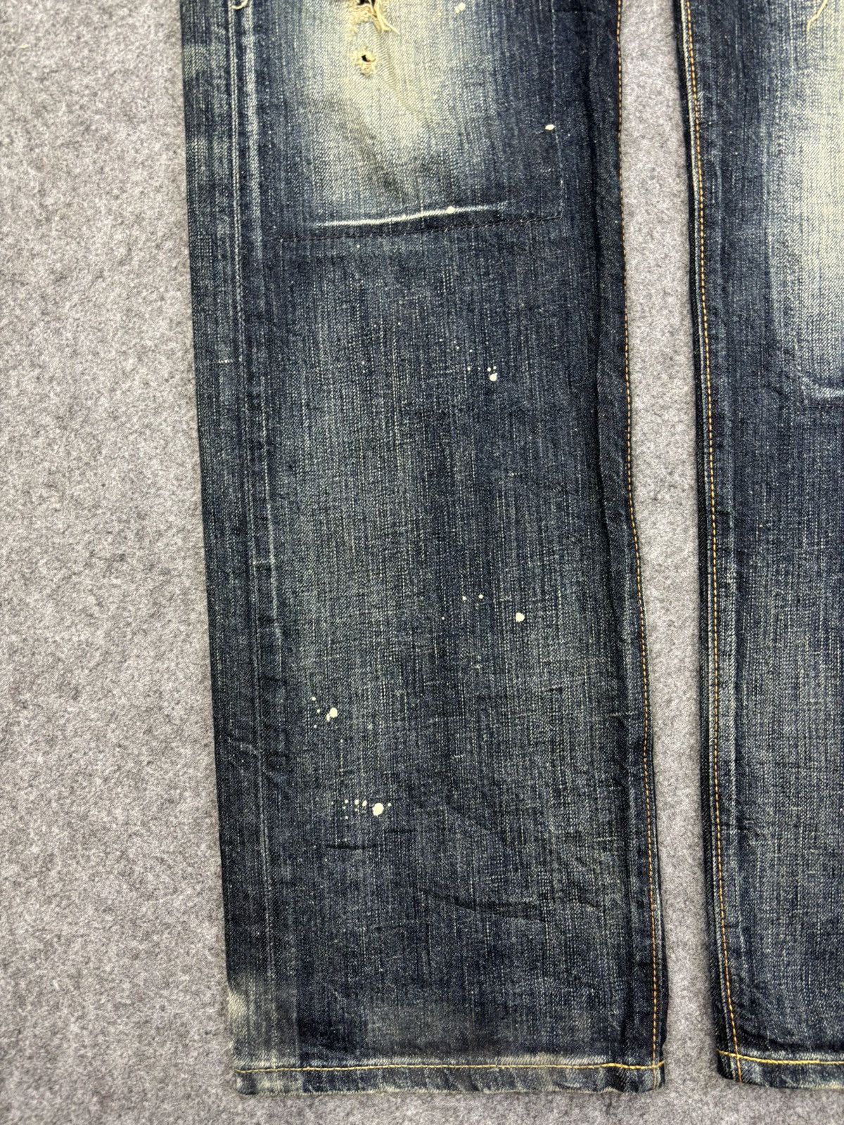 Edwin 💥Rebel Patchwork💥Edwin Painter Distressed Denim F772 Size US 32 / EU 48 - 10 Thumbnail