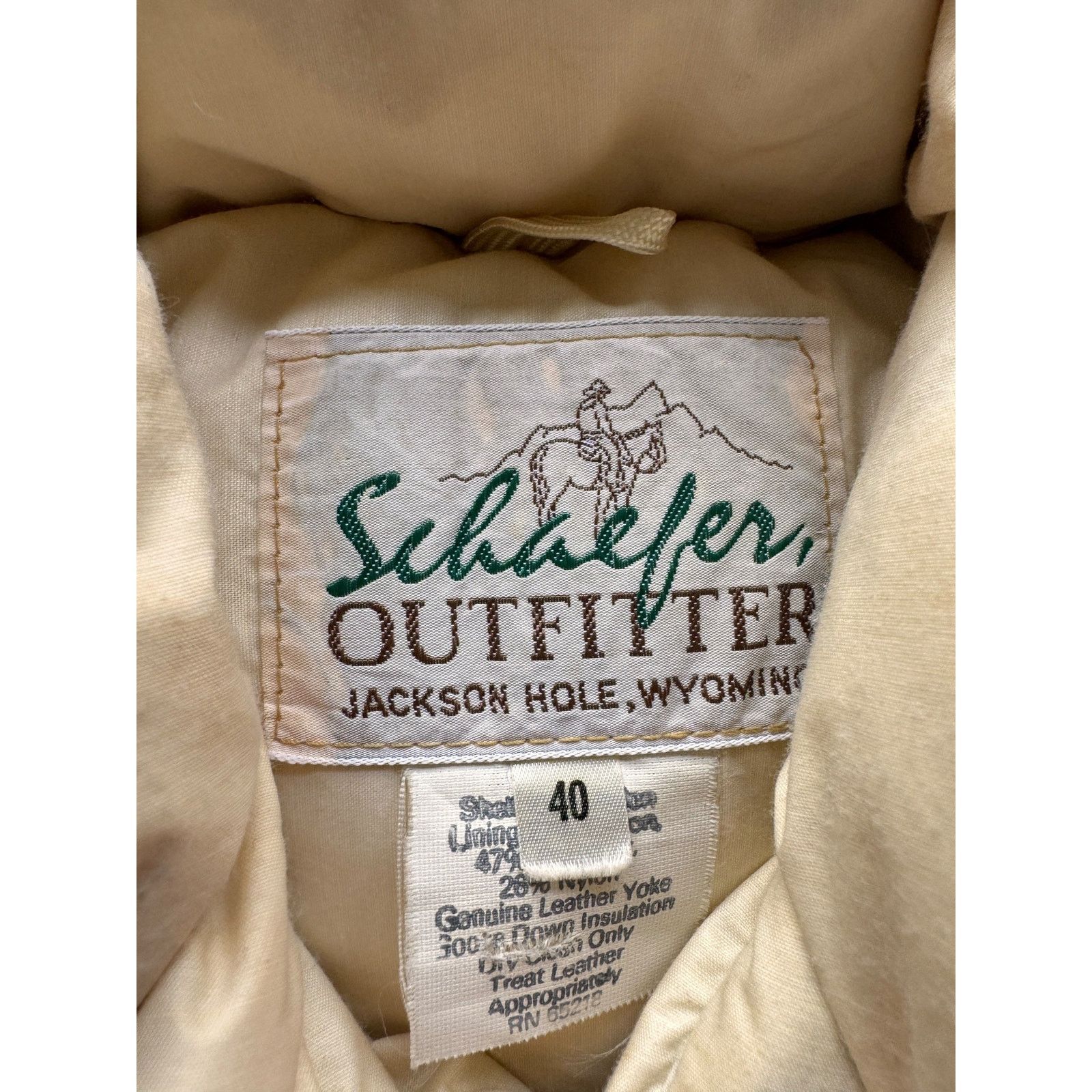 Rocky Mountain Featherbed × Vintage Vintage Schaefer Outfitter Down Vest SZ 40 Size US M / EU 48-50 / 2 - 4 Thumbnail