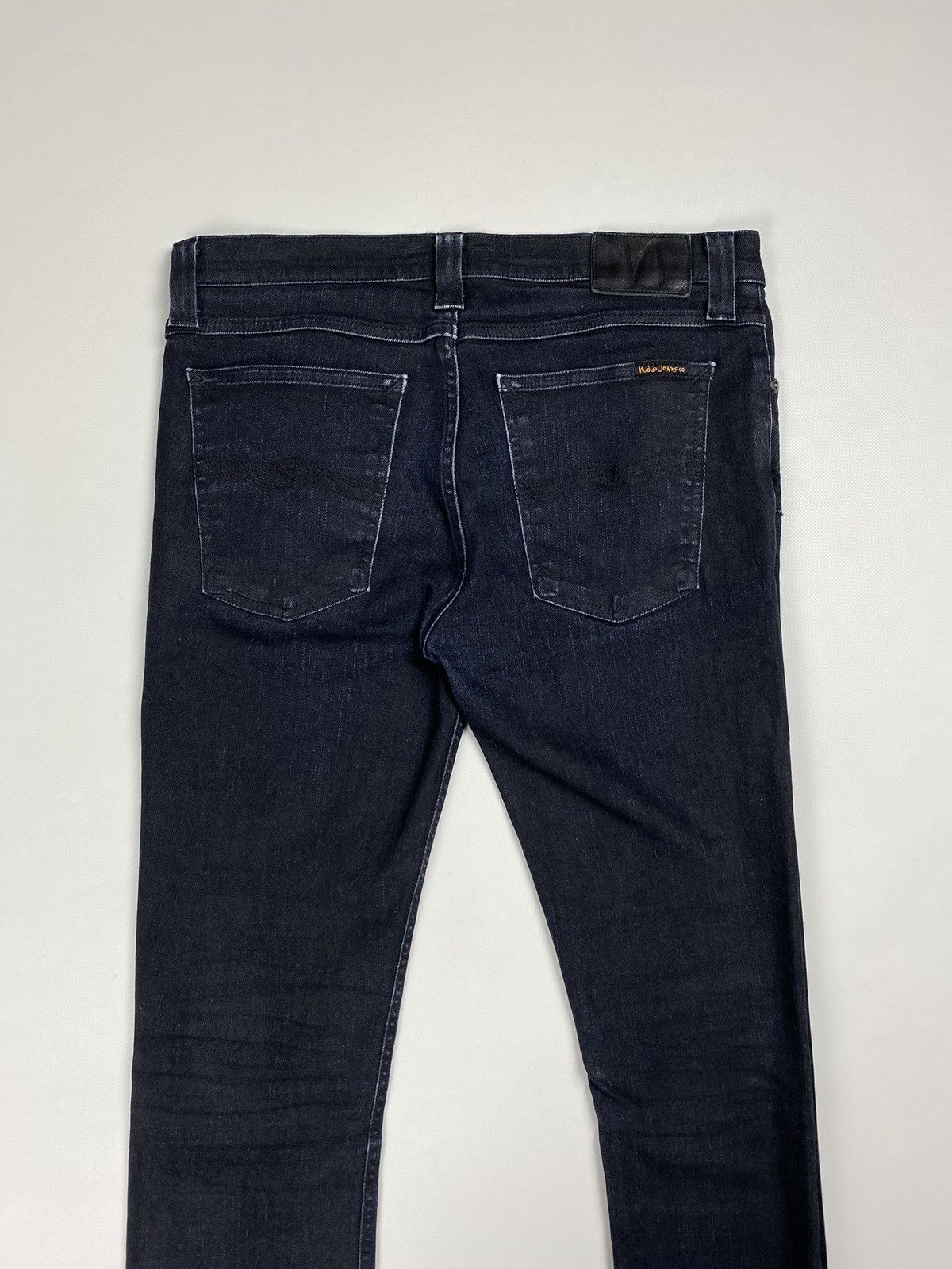 Nudie Jeans Nudie Jeans Co Tube Tom Org. Back In Black men’s jeans Size US 31 - 25 Thumbnail