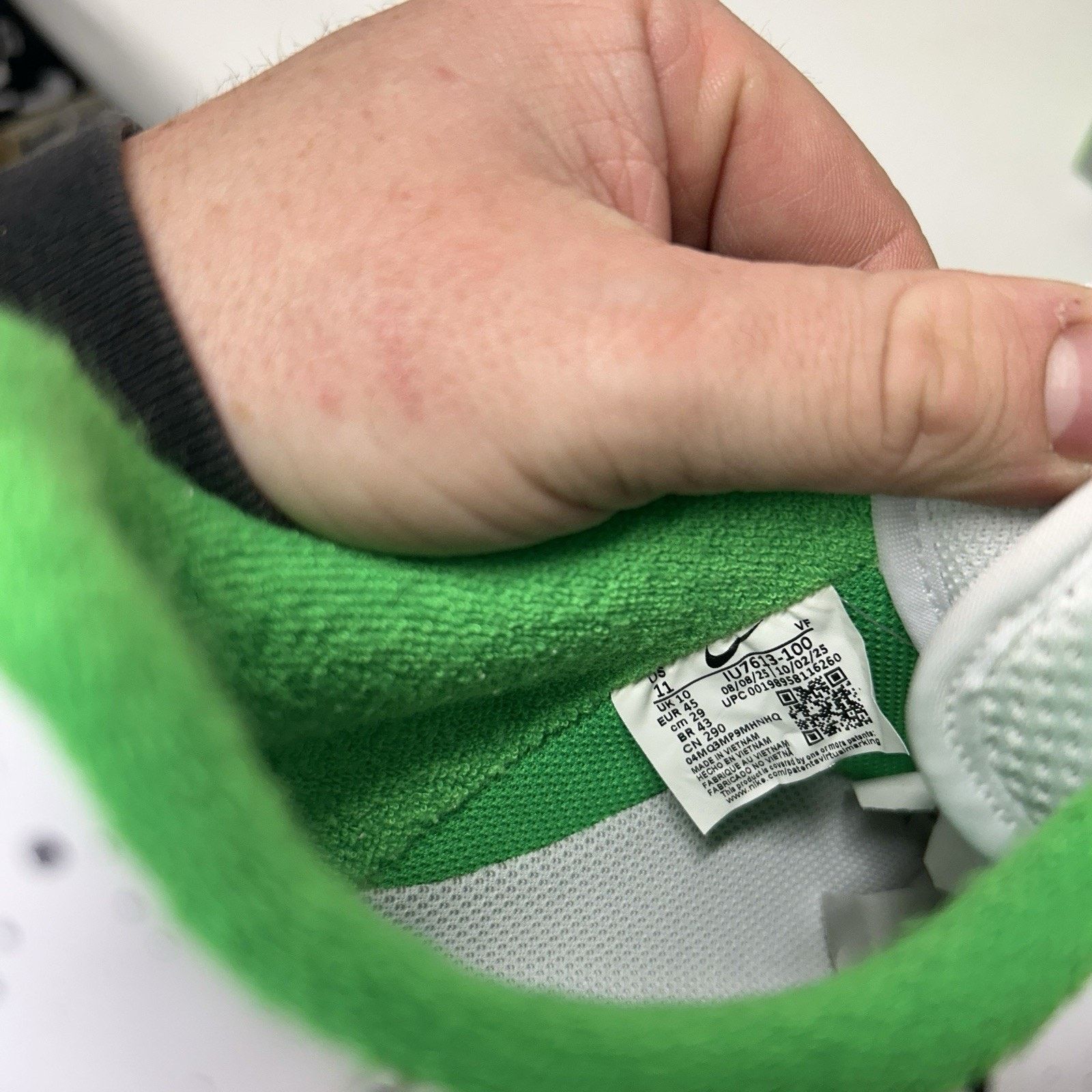 Nike Nike Air Force 1 Low PE Oregon “Egg or Duck/White Green” Size US 11 / EU 44 - 7 Thumbnail