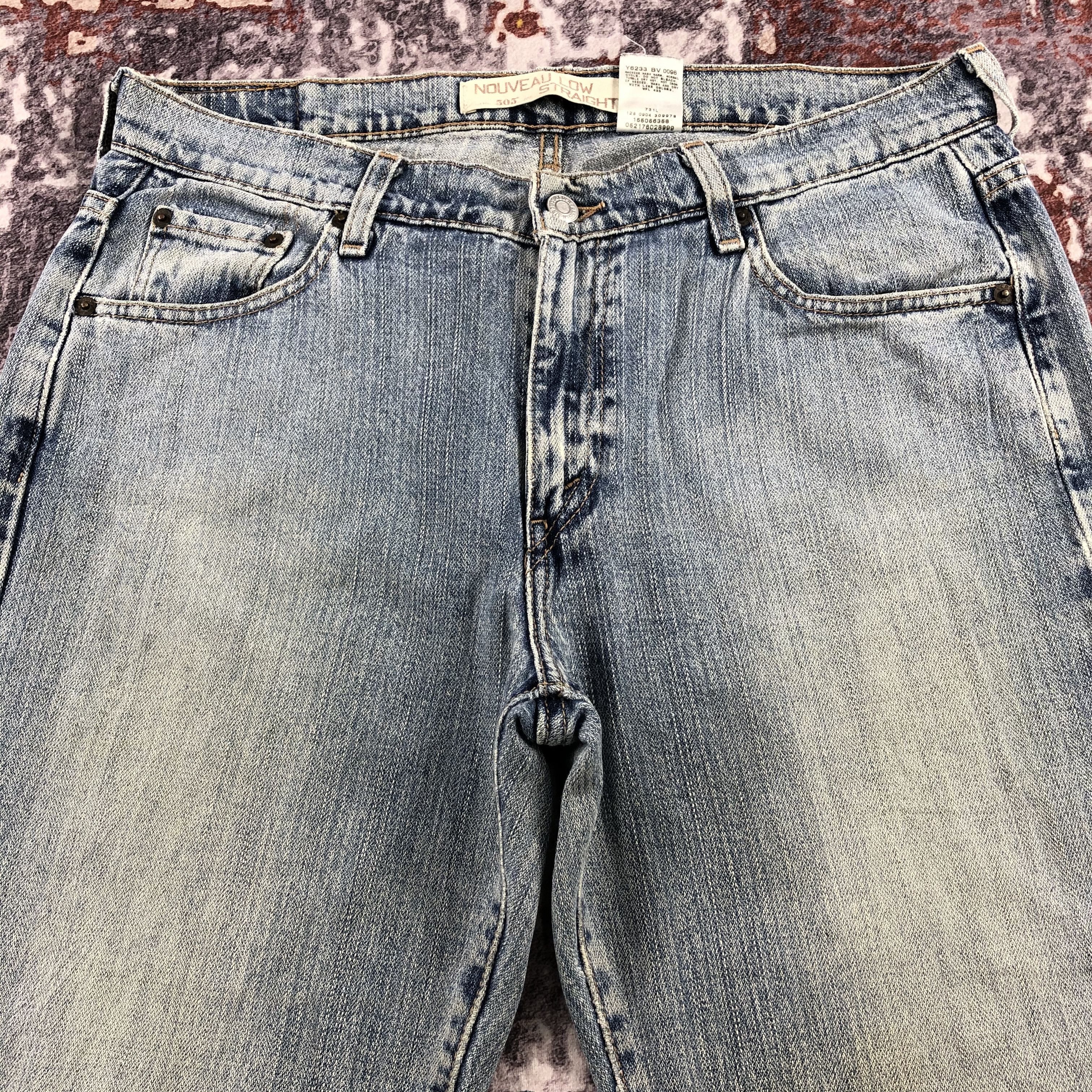 Levi's Vintage Distress Levis 505 Jeans-JM2321 Size US 35 - 3 Thumbnail