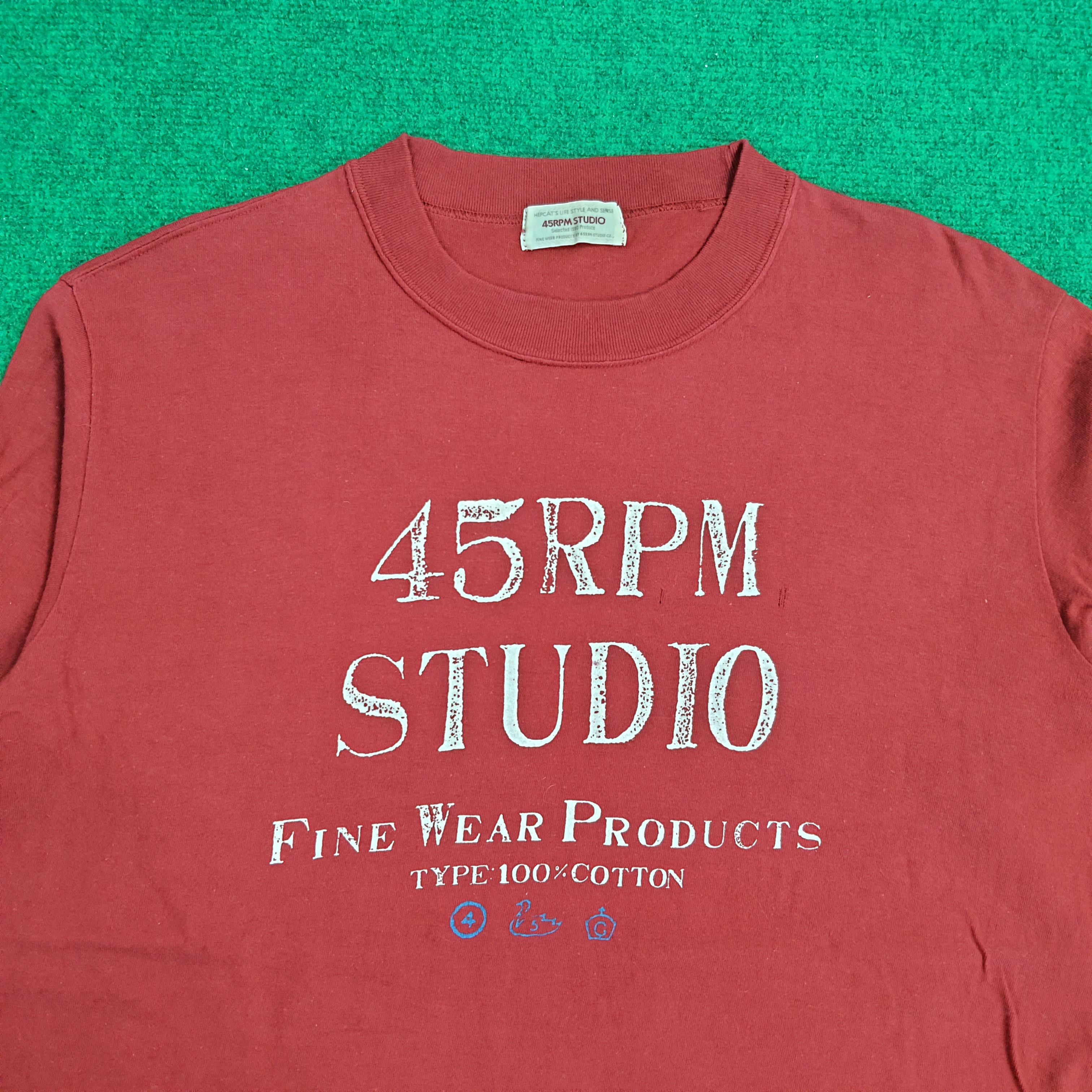 45rpm 45RPM Studio Long Sleeve Tshirt Size US M / EU 48-50 / 2 - 2 Thumbnail