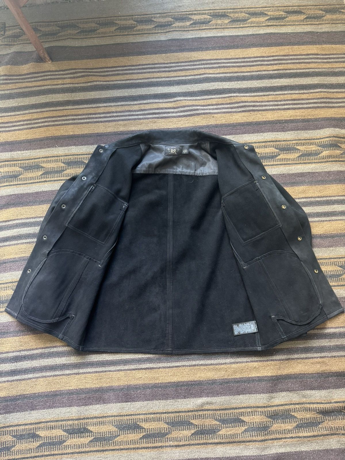 RRL Ralph Lauren Sheep Suede Chore Coat Size US M / EU 48-50 / 2 - 9 Thumbnail