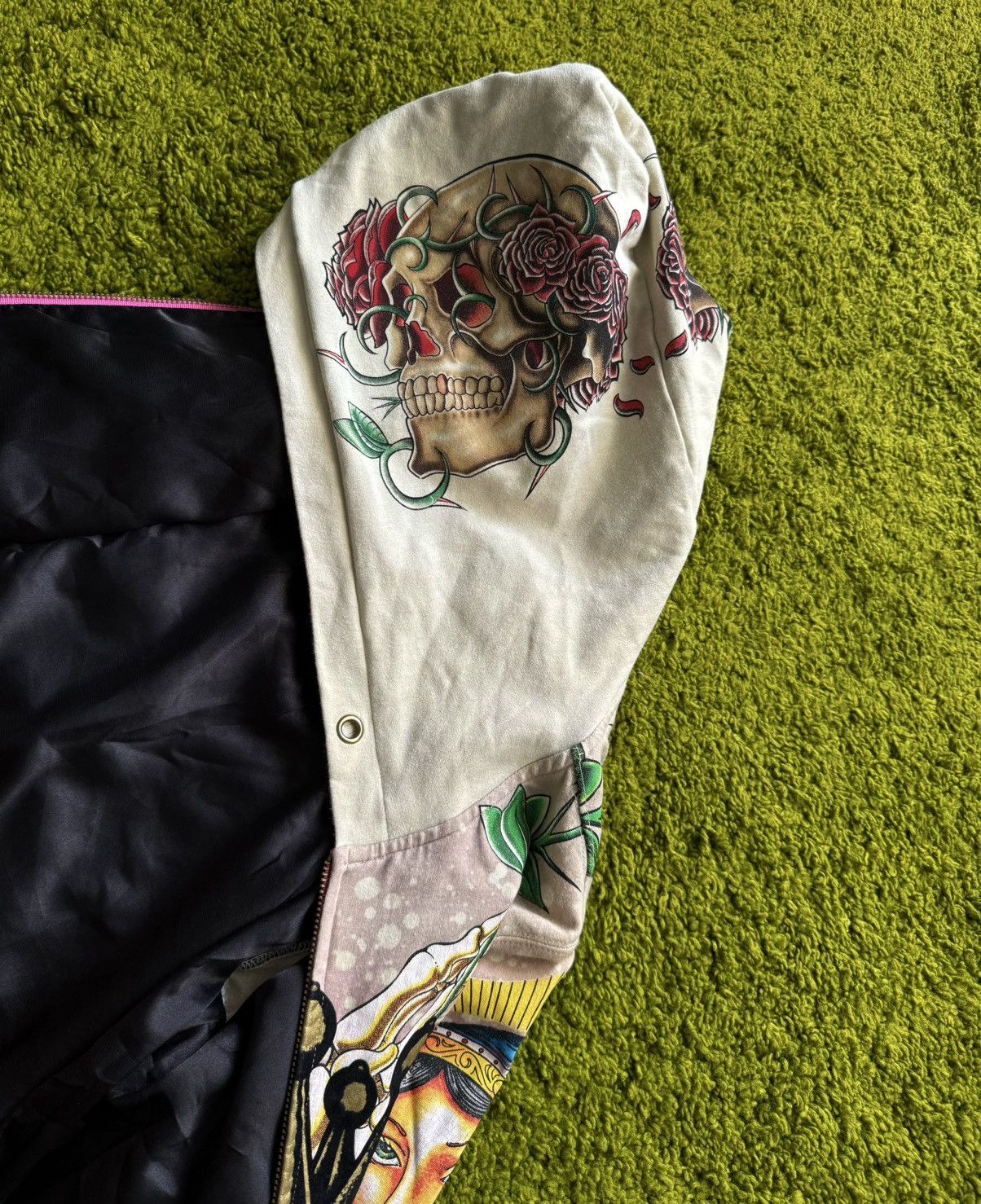 Christian Audigier × Ed Hardy × Vintage Christian Audigier Y2K vintage Saint Virgin Mary hoodie Size S / US 4 / IT 40 - 12 Thumbnail