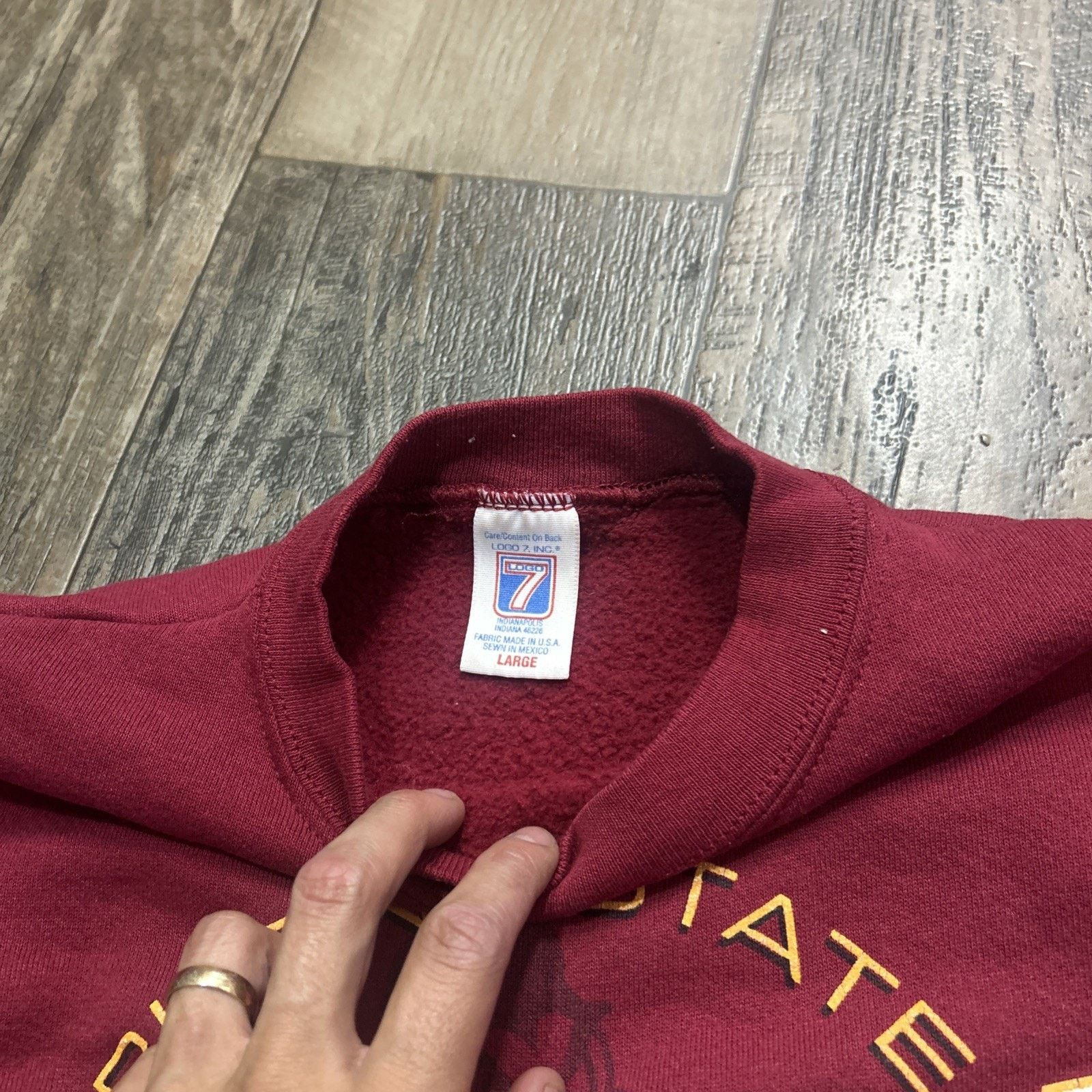 Logo 7 Logo 7 Vintage 90s Arizona State Sun Devils Crewneck L Size US L / EU 52-54 / 3 - 3 Thumbnail