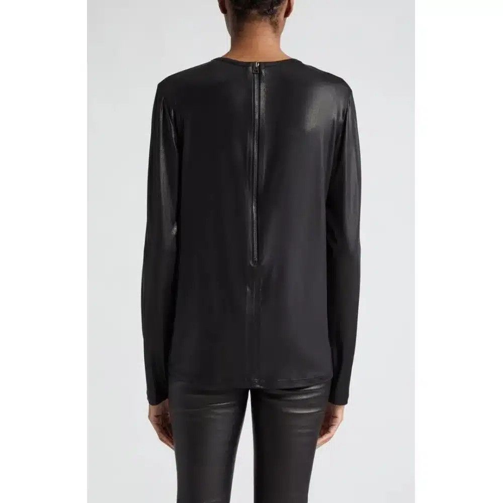Tom Ford o1loc1c1124 TSJ552 Knitted Top in Black Size XS / US 0-2 / IT 36-38 - 2 Thumbnail