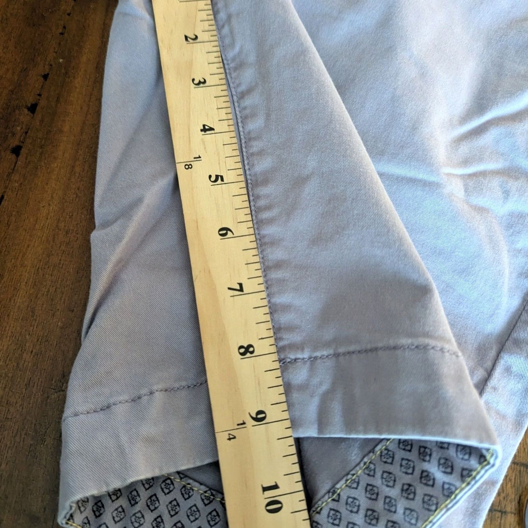 Ted Baker Ted Baker Chino Shorts Pastel Purple Lavender Cotton Stretch Mens 30R Preppy Size US 30 / EU 46 - 6 Thumbnail