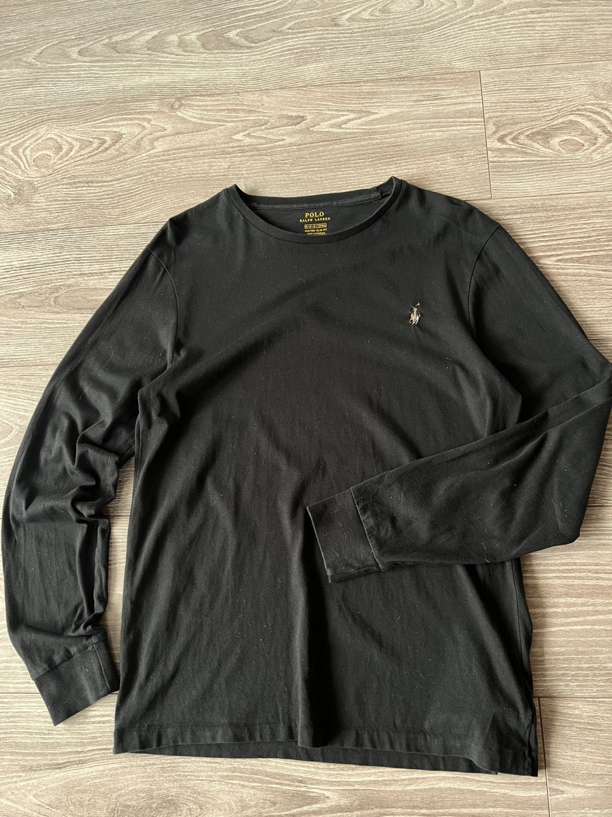 Designer × Polo Ralph Lauren × Ralph Lauren ‼️Polo Ralph Lauren RRL Archival Knit Logo Long Sleeve Tee‼️ Size US M / EU 48-50 / 2 - 8 Thumbnail
