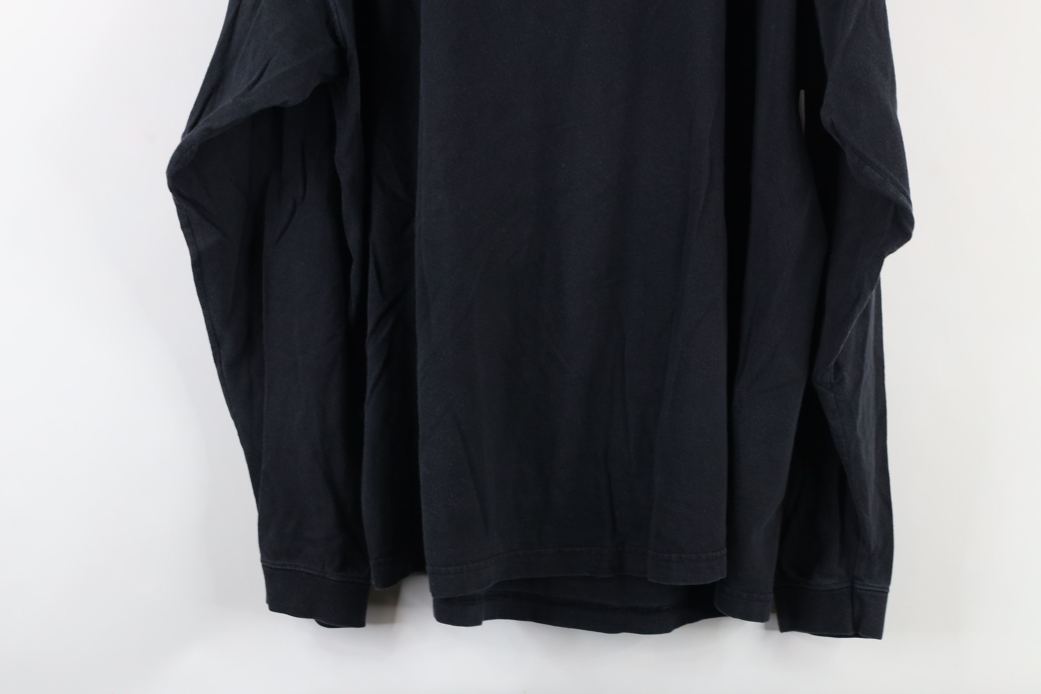 Vintage Vintage 90s Streetwear Long Sleeve T-Shirt Black Cotton Size US L / EU 52-54 / 3 - 8 Thumbnail