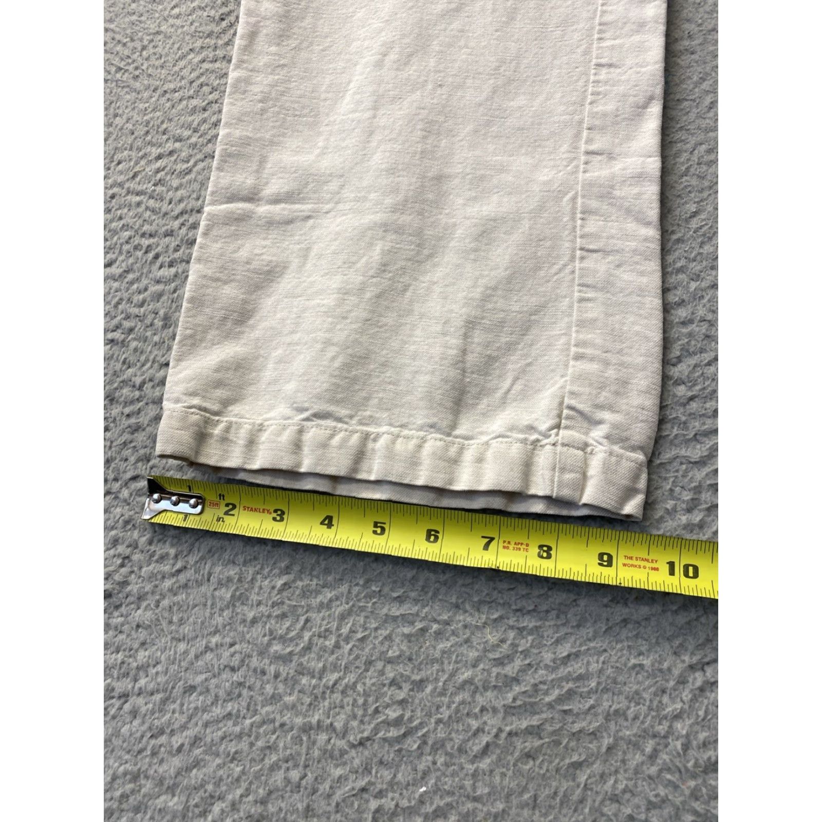 Cubavera Cubavera Linen-Blend Pants Mens Size 36x30 Beige /129-24 Size US 36 / EU 52 - 6 Thumbnail