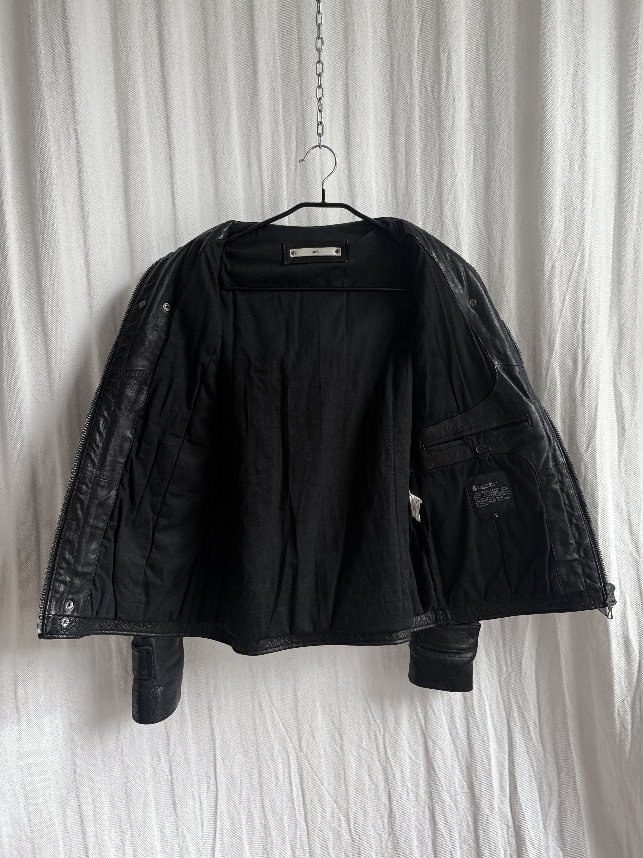 Acne Studios SS04 Gimp Leather Jacket Size US M / EU 48-50 / 2 - 9 Thumbnail