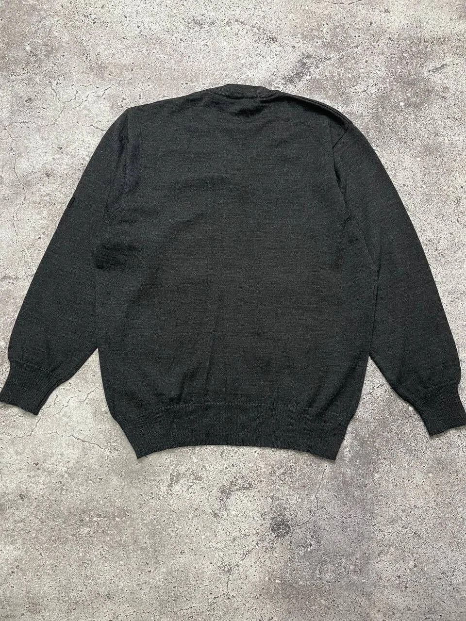 Burberry Vintage Burberrys of London Wool Sweater Black Knit Jumper M Size US M / EU 48-50 / 2 - 2 Thumbnail