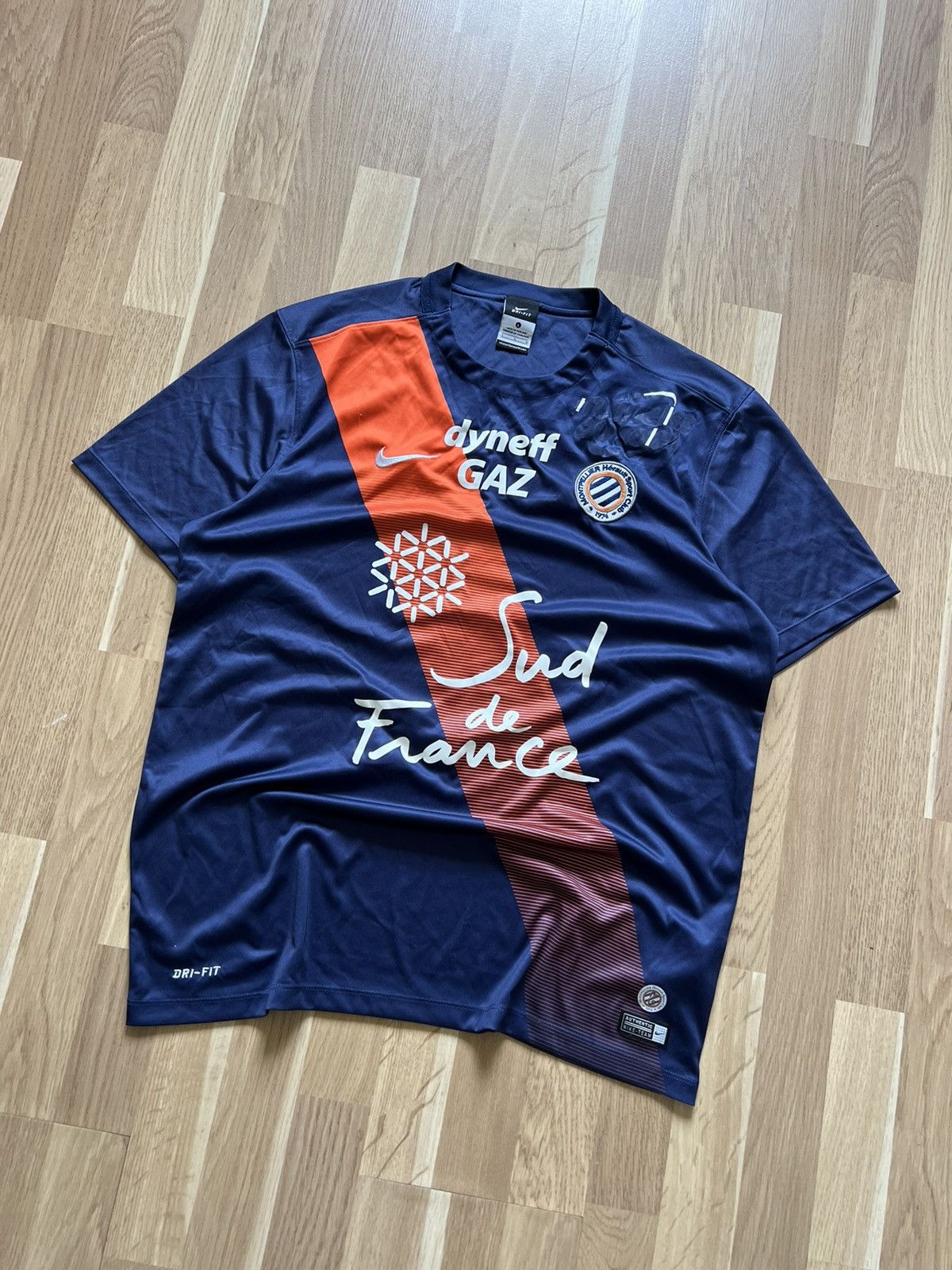 Nike Nike vintage montpellier 2016 football jersey rare y2k styl Size US L / EU 52-54 / 3 - 2 Thumbnail