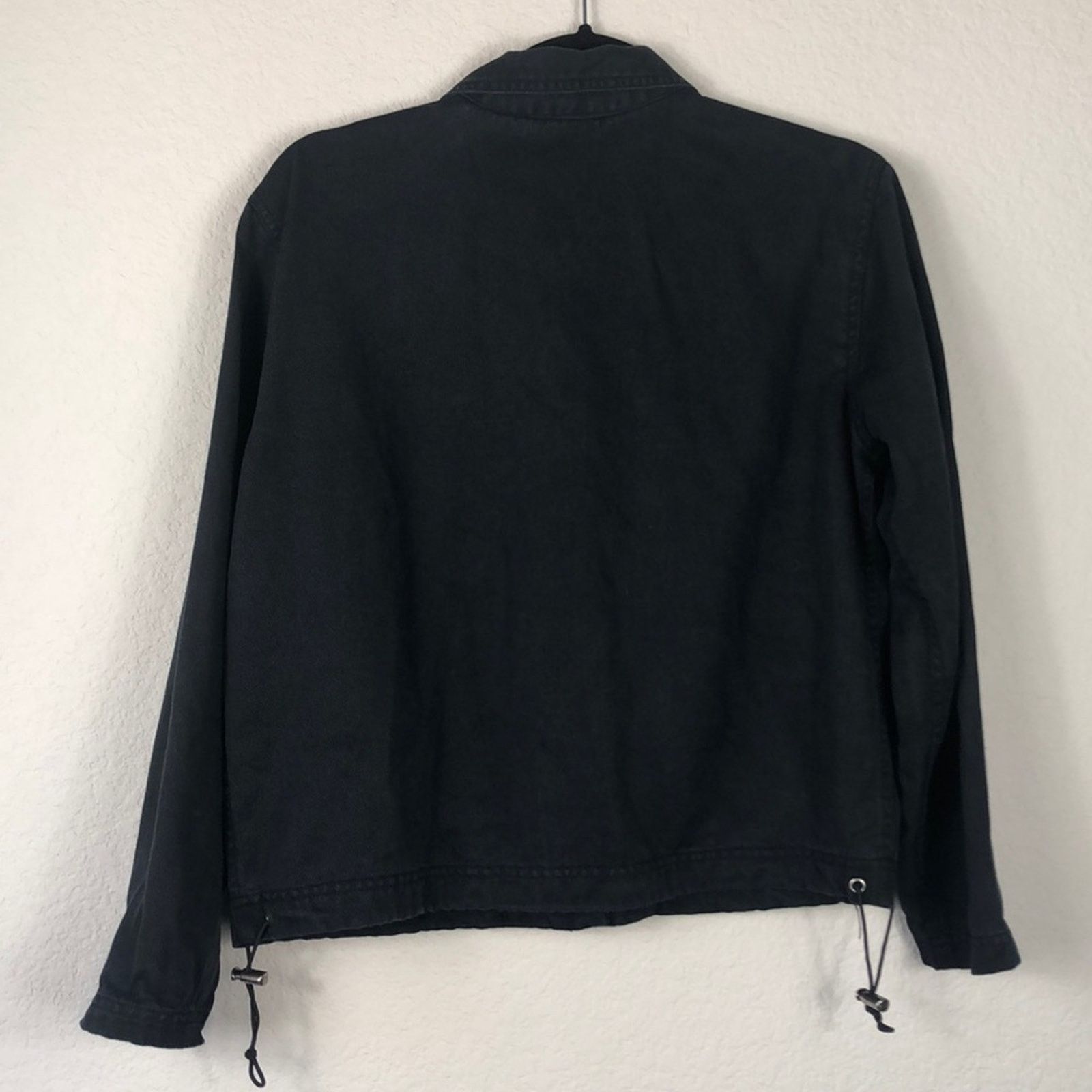 Other J.Jill denim like charcoal black cinchable waist minimalist Size S / US 4 / IT 40 - 4 Thumbnail