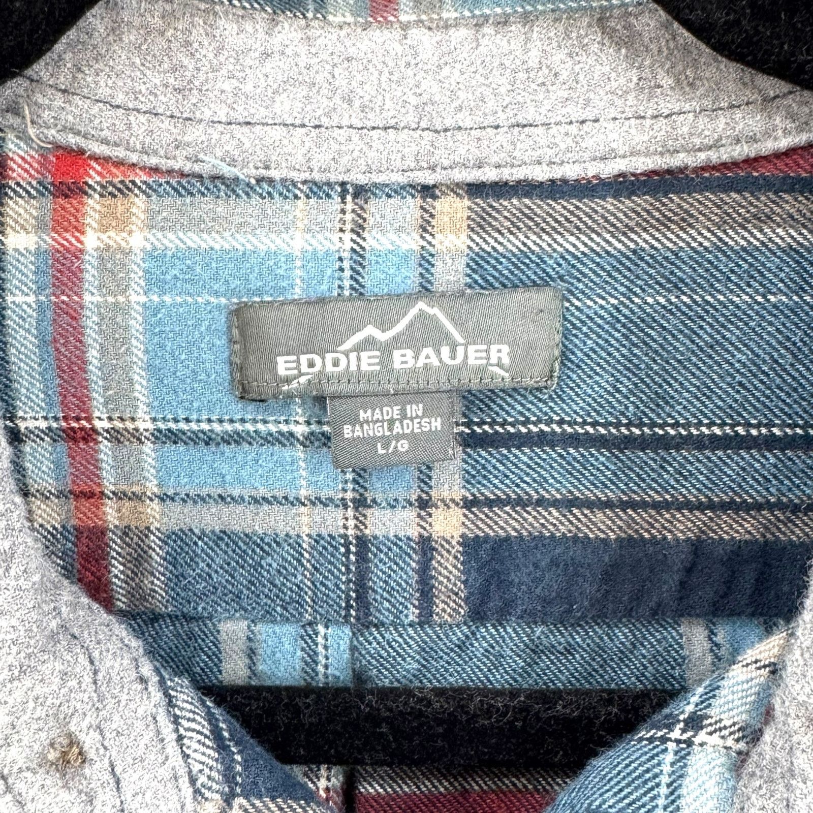 Eddie Bauer Eddie Bauer Favorite Classic Flannel Shirt Mens L Blue Plaid Size US L / EU 52-54 / 3 - 4 Thumbnail