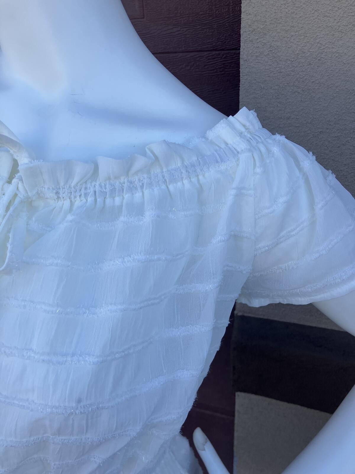 Other NWT Miken Swim White Short Sleeve Dress, Size Large [COPY] Size XS / US 0-2 / IT 36-38 - 7 Thumbnail