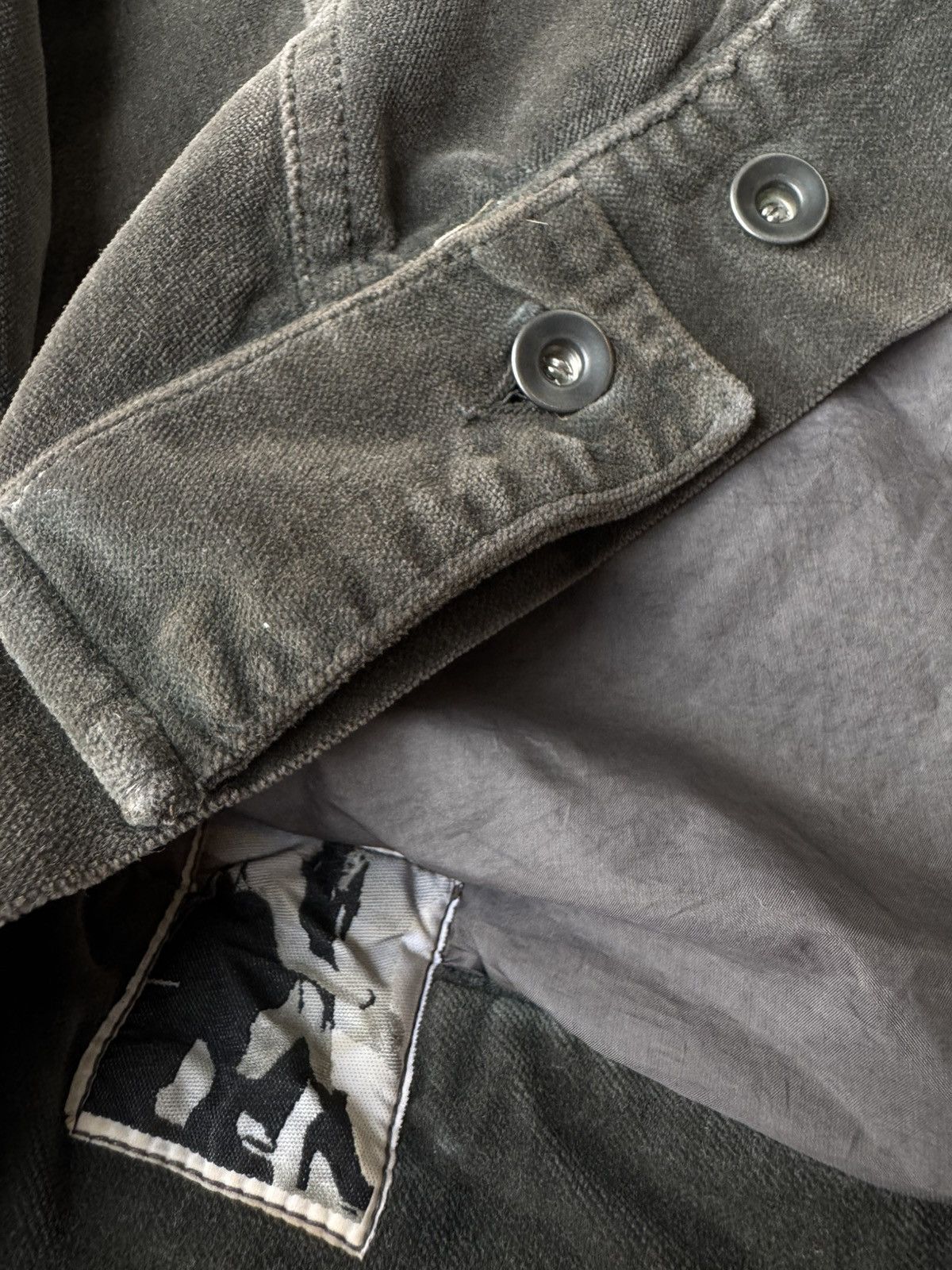Rick Owens Rick Owens 2000's Velvet Cotton Trucker Jacket Size M / US 6-8 / IT 42-44 - 9 Thumbnail
