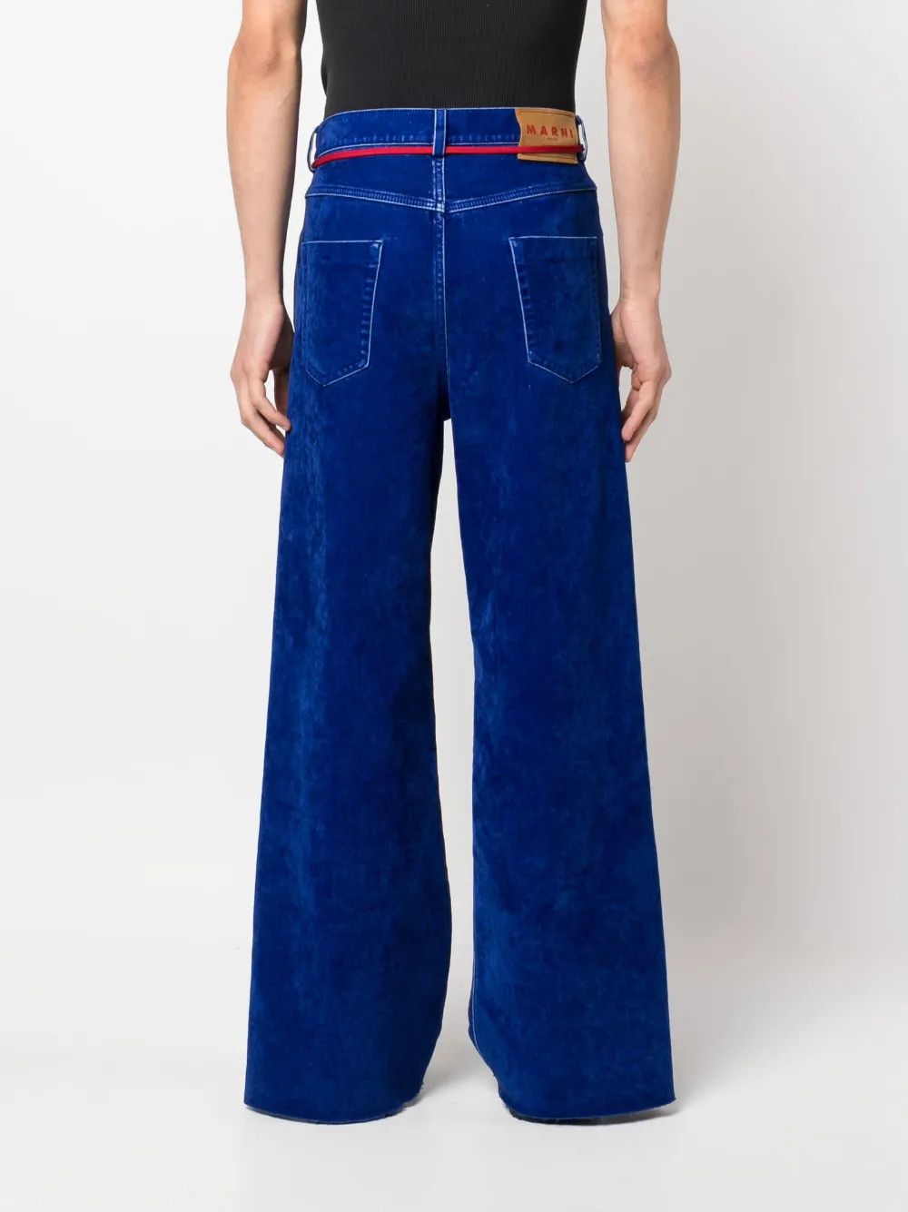 Marni o1y0225 Jeans Pant in Bright Blue Size US 33 - 3 Thumbnail