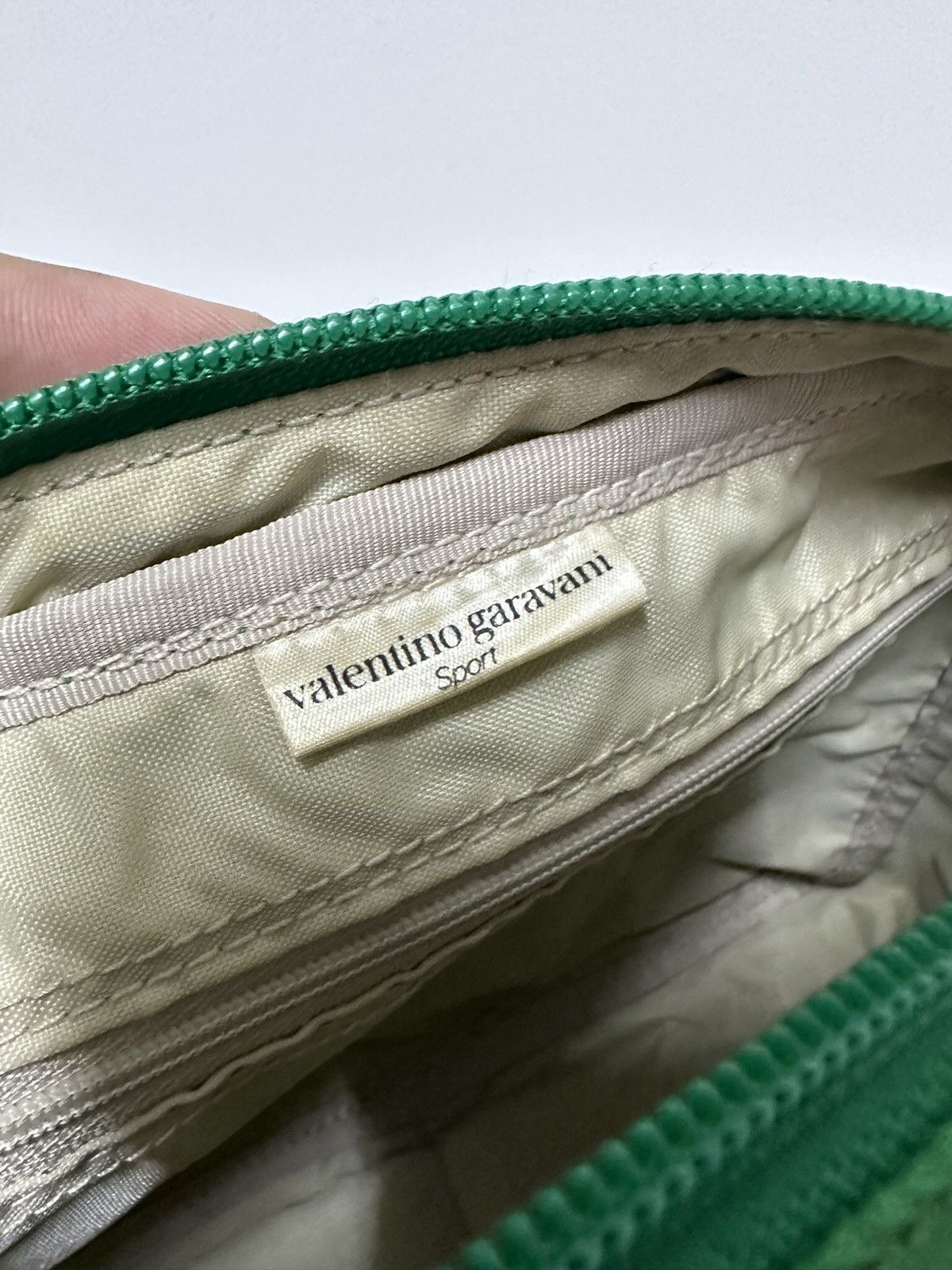 Valentino × Vintage 90s Valentino Garavani Sport zipper pouch Size ONE SIZE - 12 Thumbnail