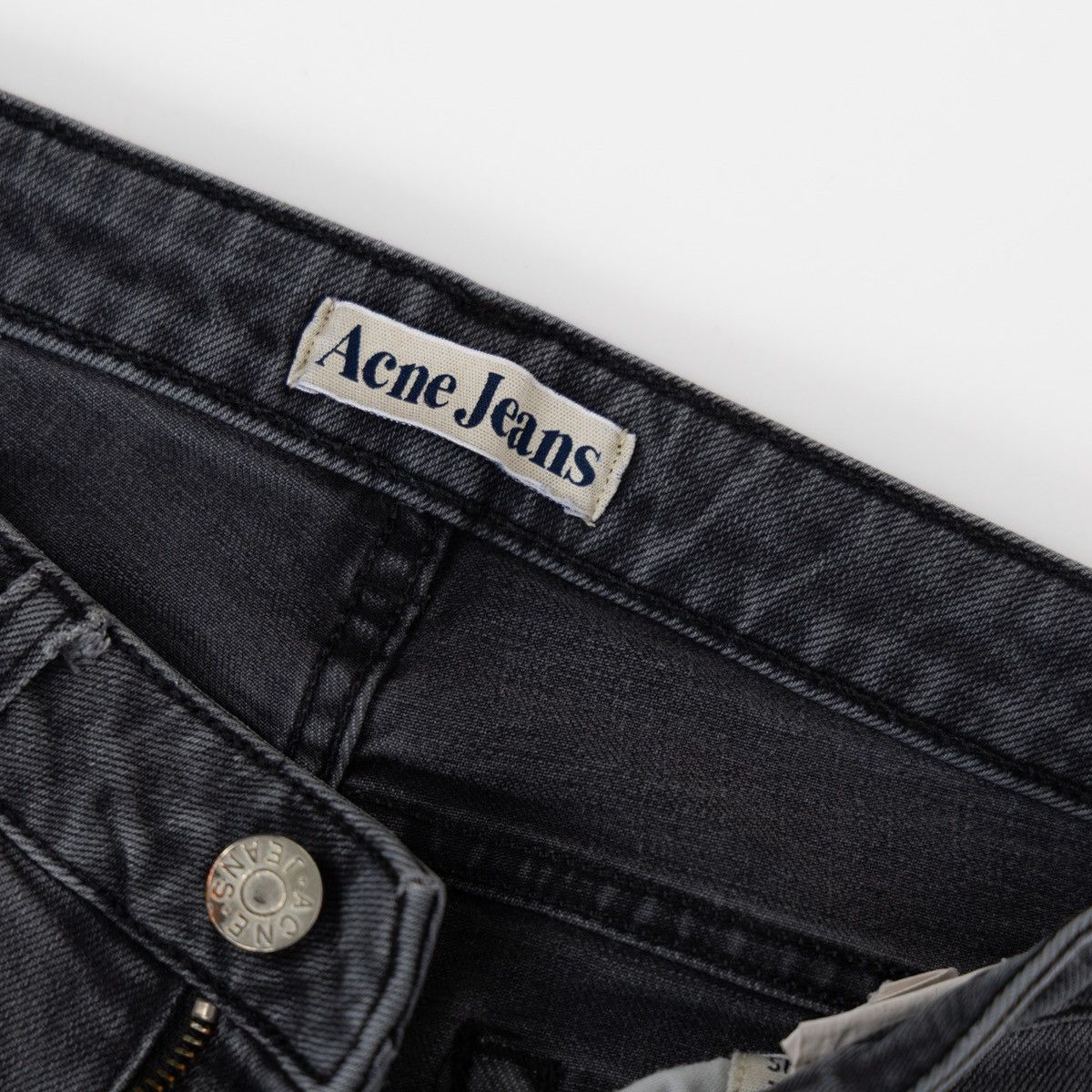 Acne Studios Acne Jeans Womens Gray Vintage Denim Straight Slim Fit Size 27" / US 4 / IT 40 - 6 Thumbnail