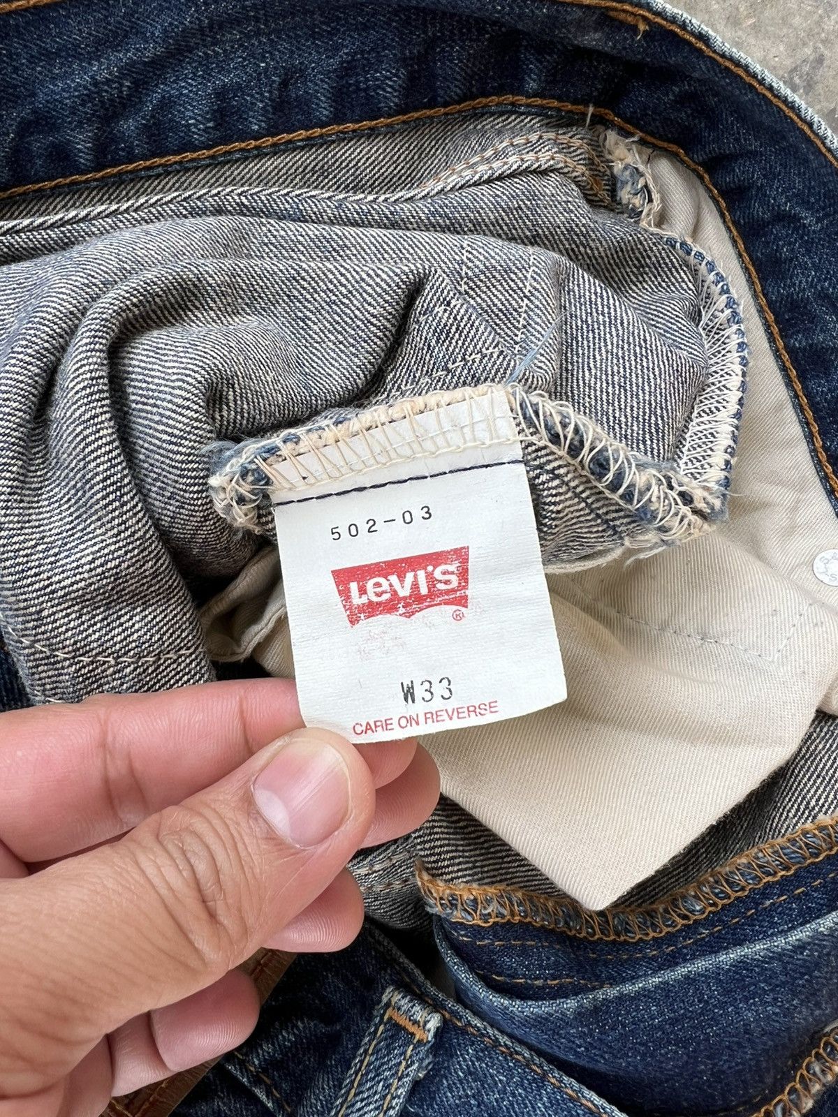Levi's Vintage 90’s Levis 502 Blue Jean Size US 33 - 23 Thumbnail