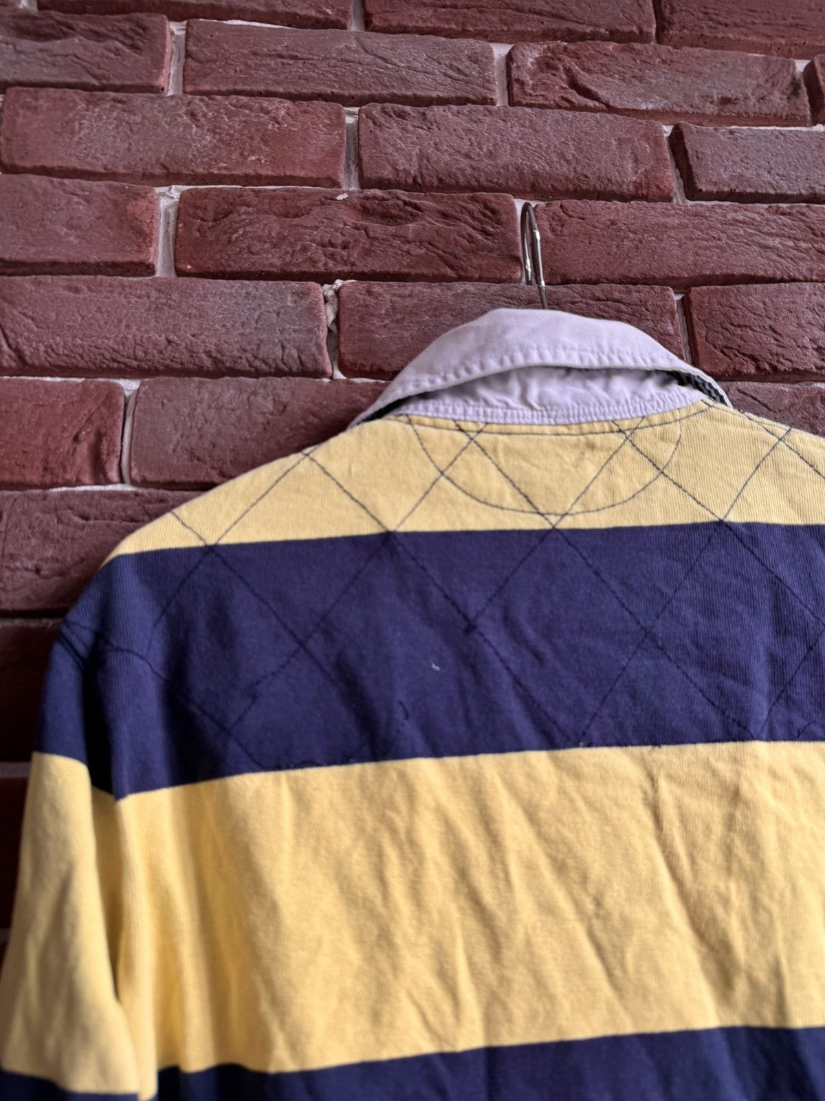 Polo Ralph Lauren Vintage Rugby Yellow Long Sleeve Polo Ralph Lauren PRL Size US M / EU 48-50 / 2 - 11 Thumbnail