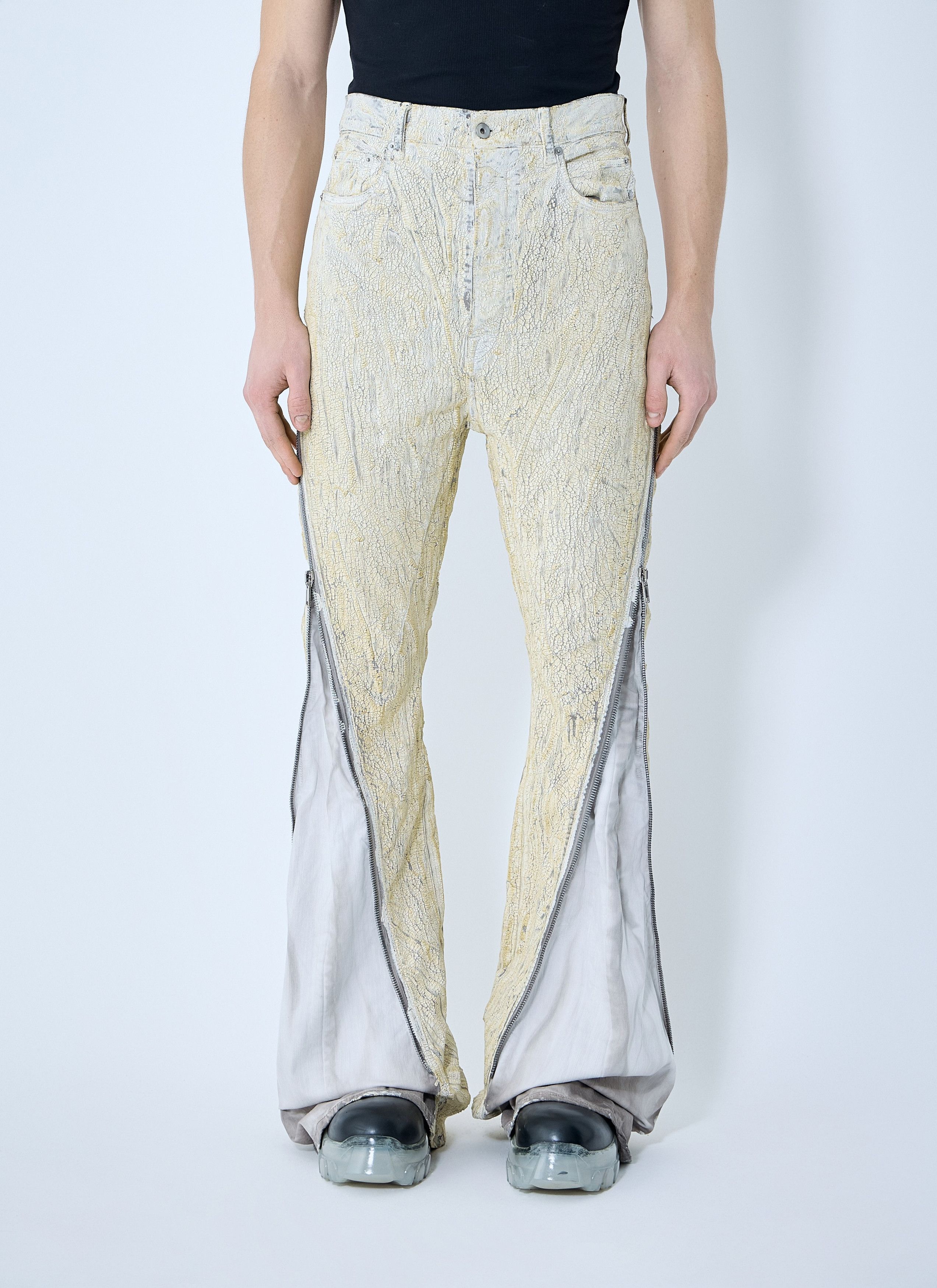 Rick Owens o1s1v1r1oon0825 Bolan Banana Pants in White/Milk Size US 34 / EU 50 - 1 Thumbnail
