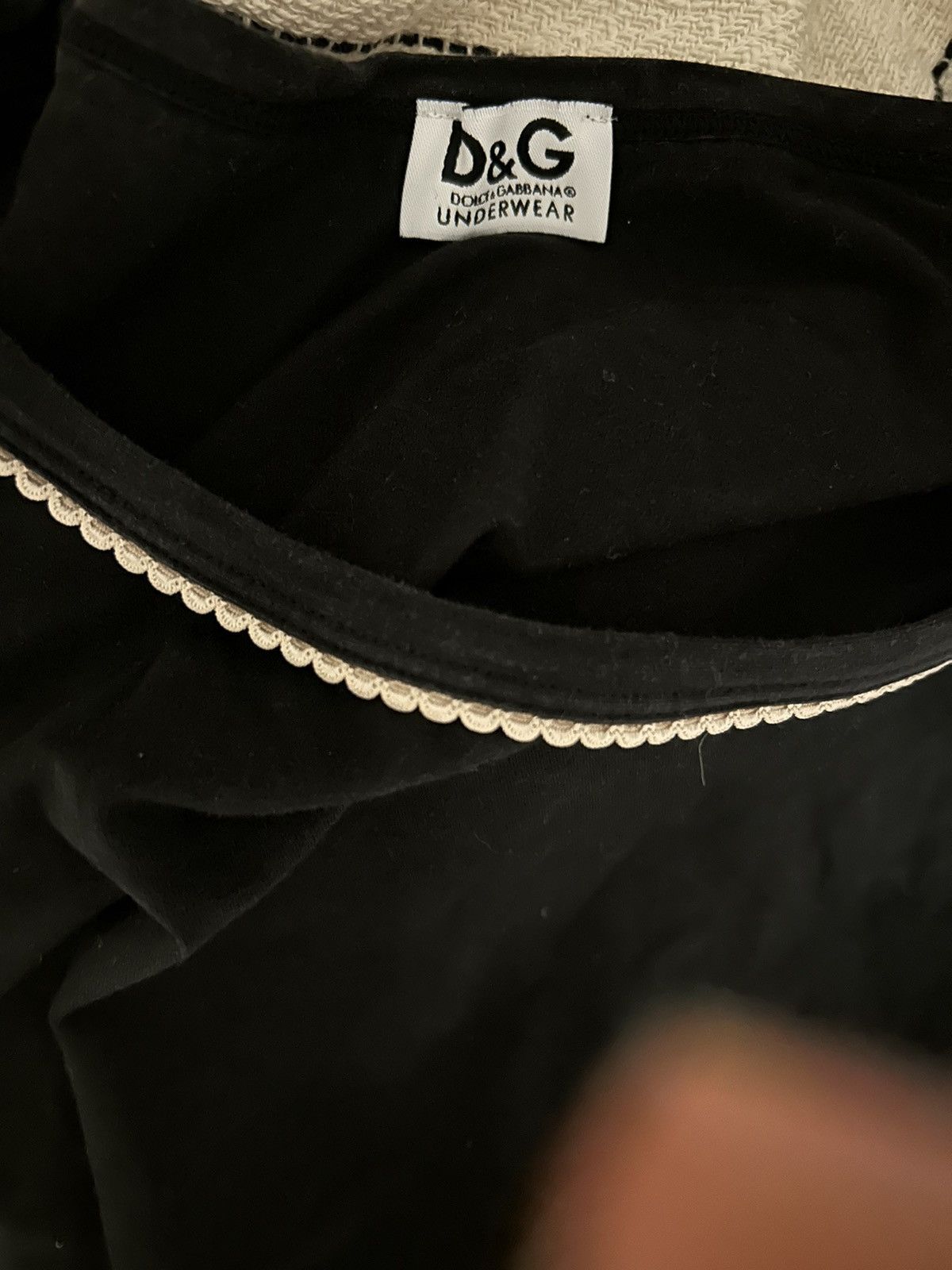 Dolce & Gabbana dolce gabanna black t-shirt underwear pyjama Size S / US 4 / IT 40 - 5 Thumbnail