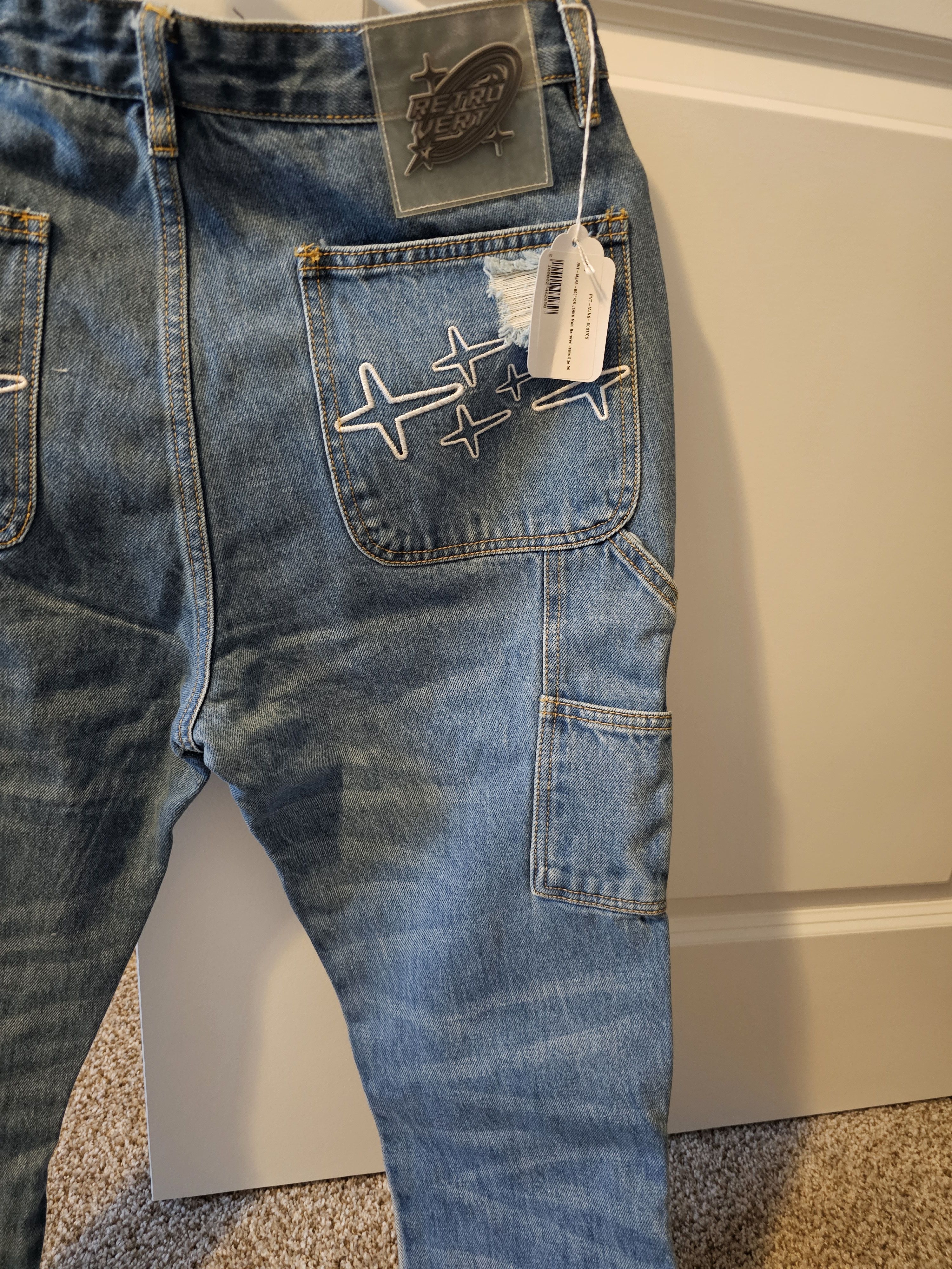 RETROVERT Retrovert distressed jeans Size US 30 / EU 46 - 8 Thumbnail