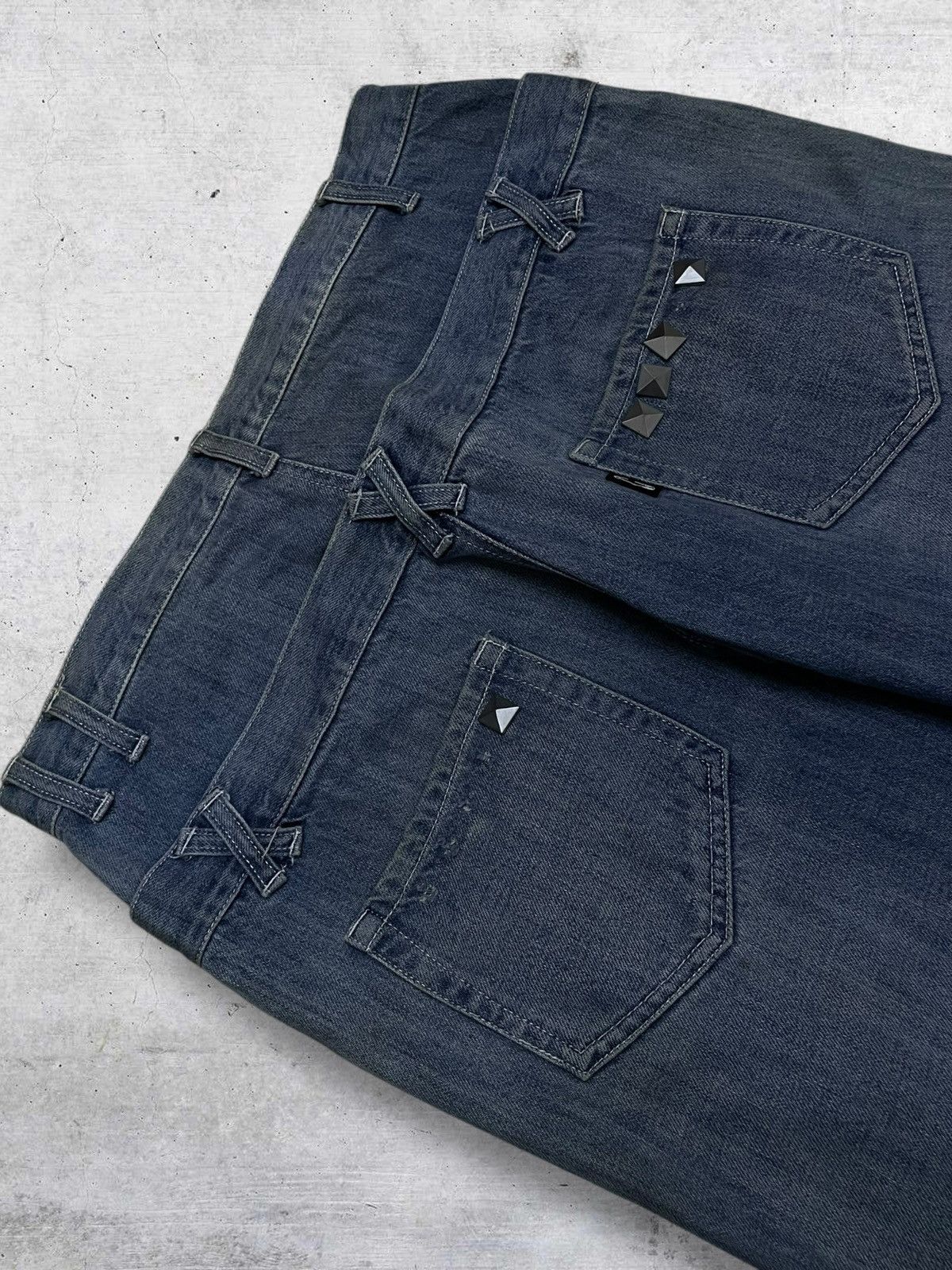 Beauty Beast VINTAGE SPIKE DENIM HELLCAT PUNKS NOT DEAD JAPAN 90S DENIM Size US 32 / EU 48 - 11 Thumbnail