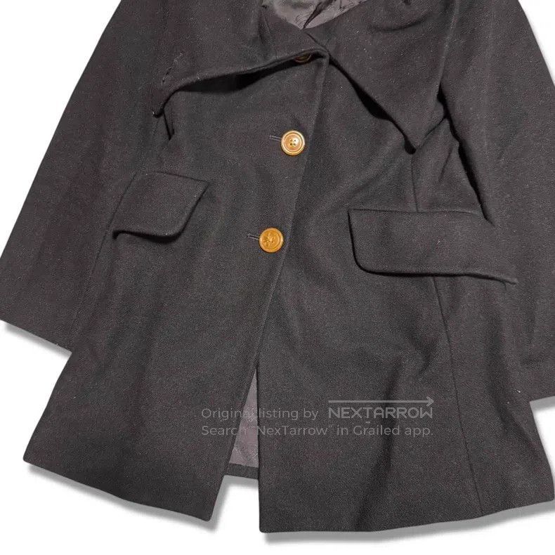 Vivienne Westwood Vivienne Westwood Black Little Witch Lapel Overcoat Size M / US 6-8 / IT 42-44 - 3 Thumbnail