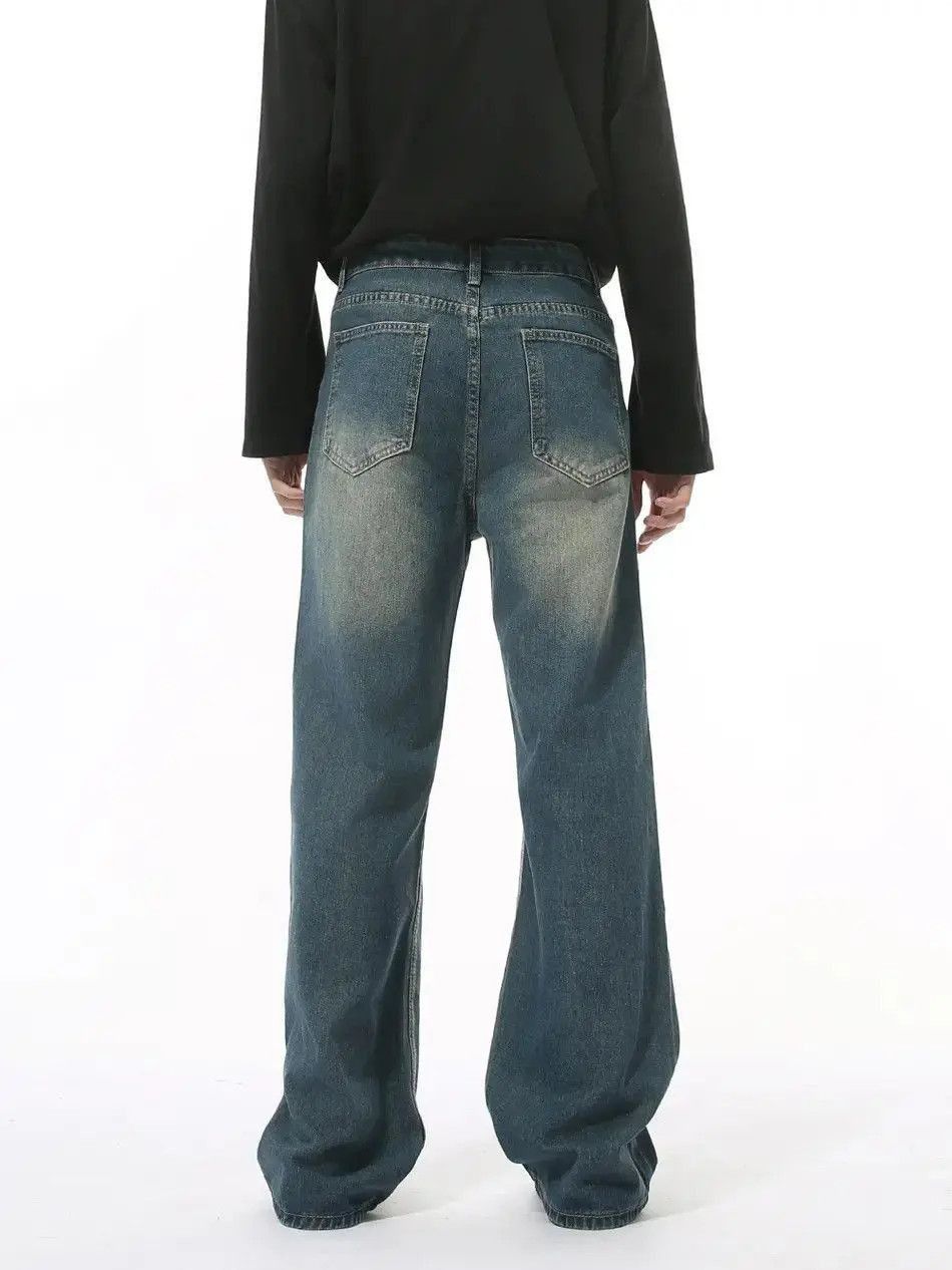 Japanese Brand Retro loose casual high street jeans Size US 32 / EU 48 - 2 Thumbnail