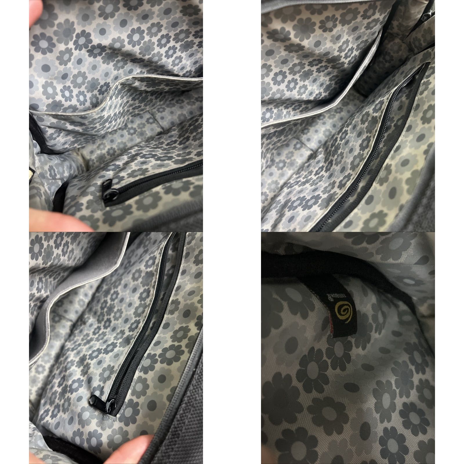 Vintage Timbuk2 Marina Computer Padded Laptop Handbag Shoulder Bag Black - Medium Women’s Nylon Exterior Padded Laptop Case Bag Size ONE SIZE - 8 Thumbnail