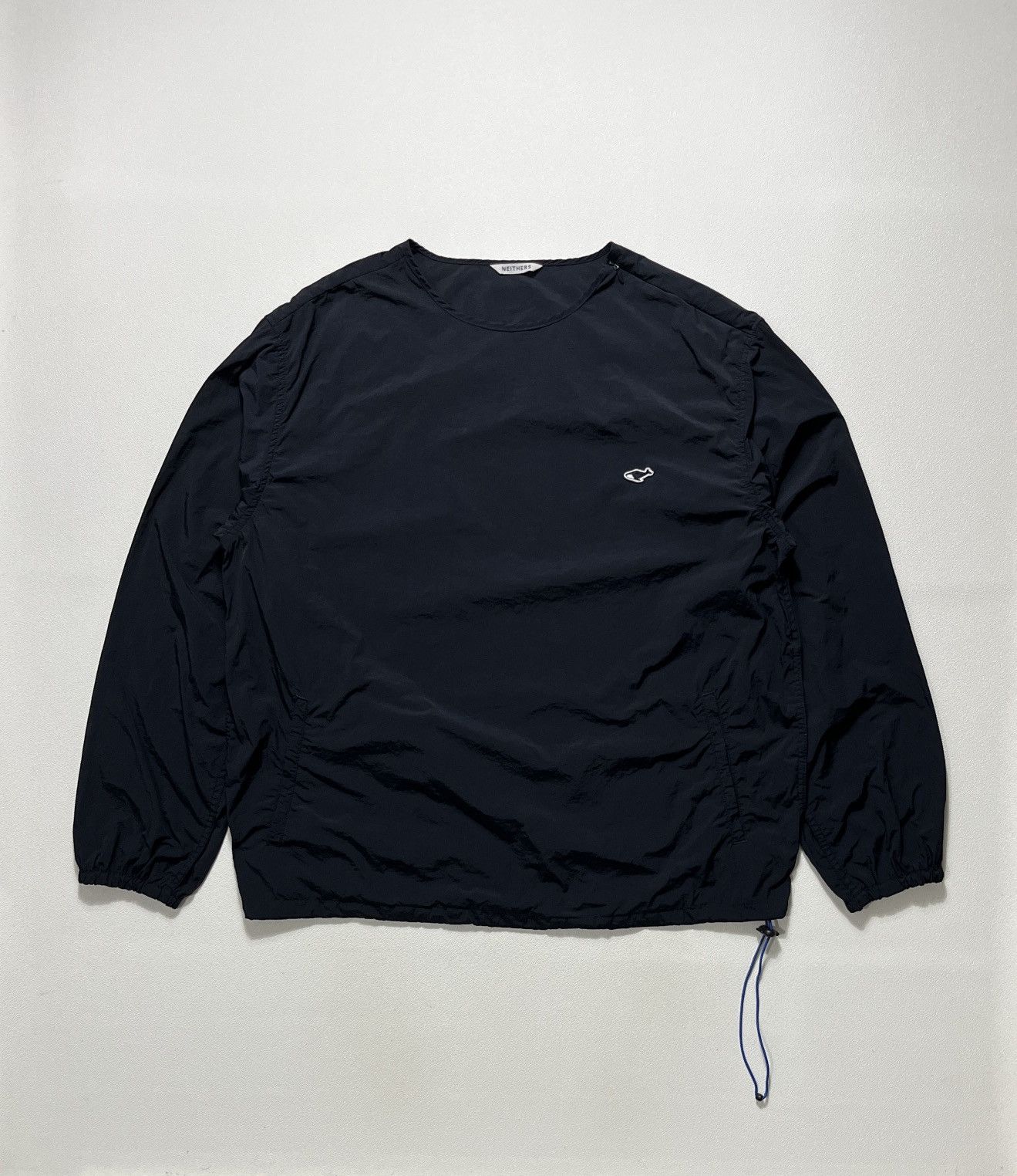 Beams Plus Neithers Round Neck Pullover Anorak Navy Size US L / EU 52-54 / 3 - 1 Thumbnail
