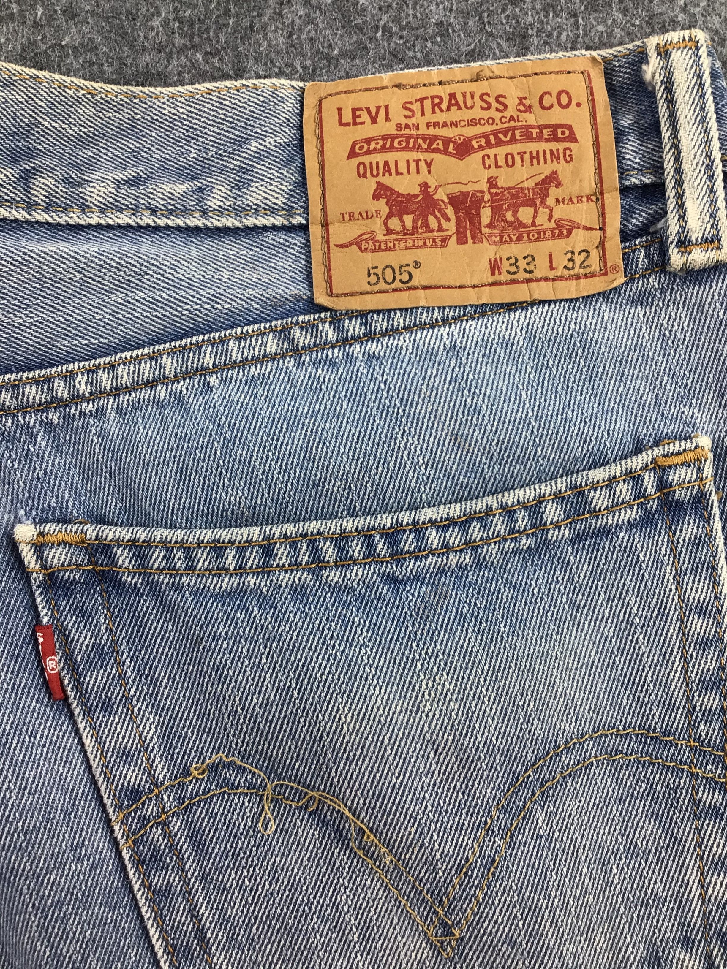 Levi's × Vintage Vintage Levis 505 Jeans-JM609 Size US 34 / EU 50 - 6 Thumbnail