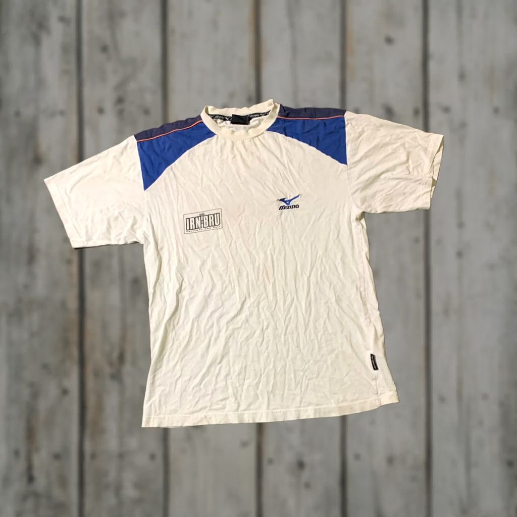 Mizuno Kenny Logan Rugby Mens Medium Extra Large XL Distressed T Shirt Size US M / EU 48-50 / 2 - 1 Thumbnail